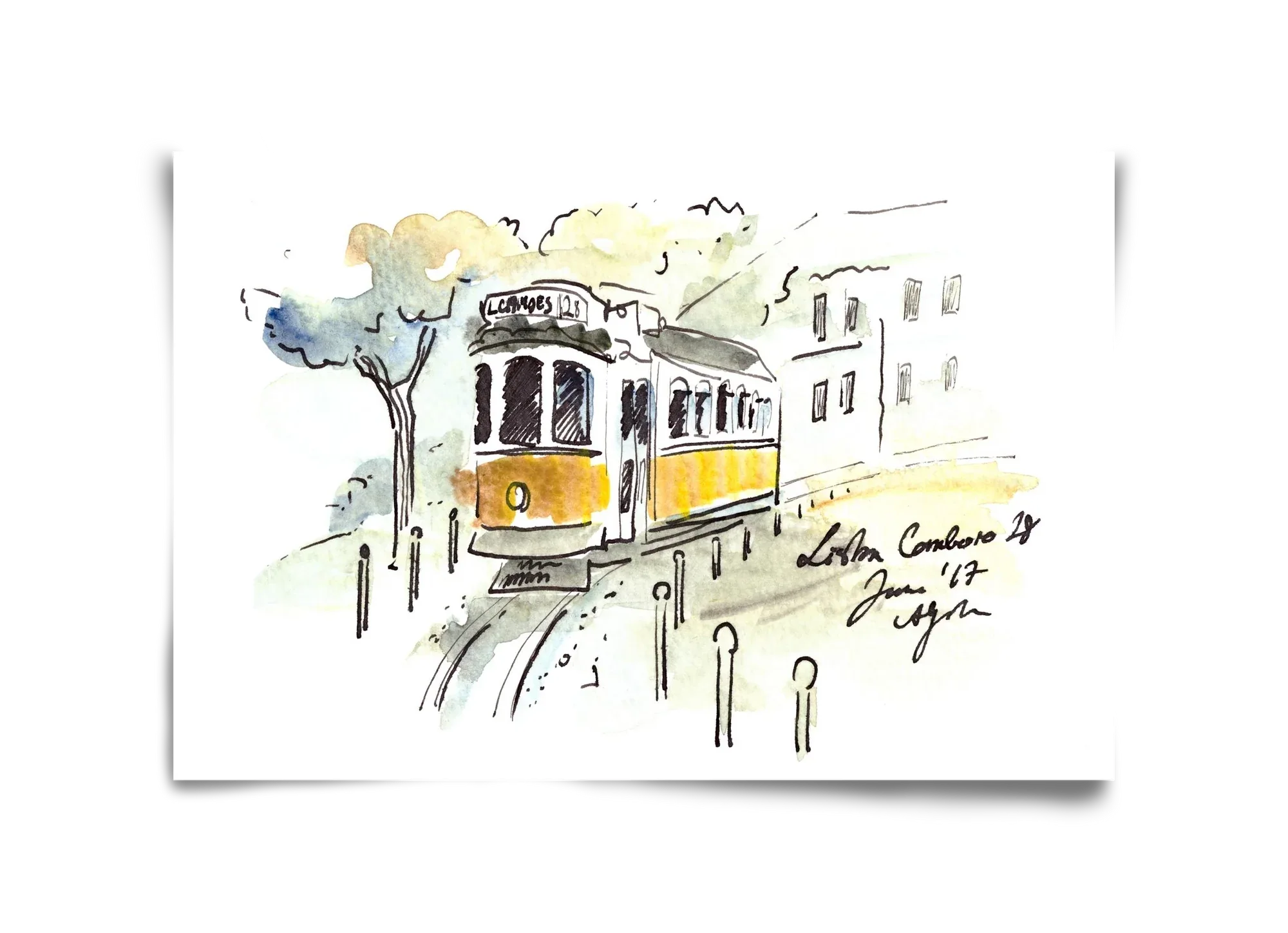 LISBON AQUARELLE NO.22 - artbridge
