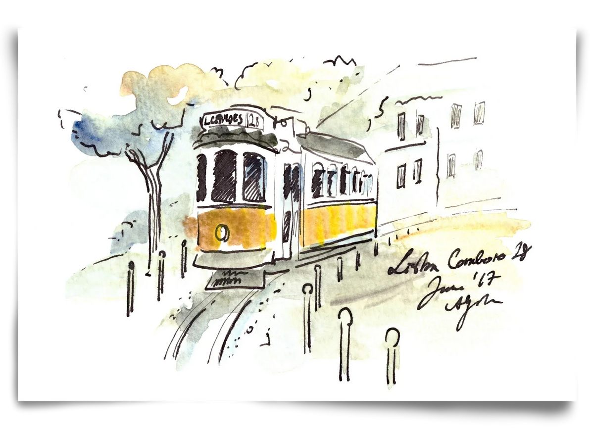 LISBON AQUARELLE NO.22 - artbridge
