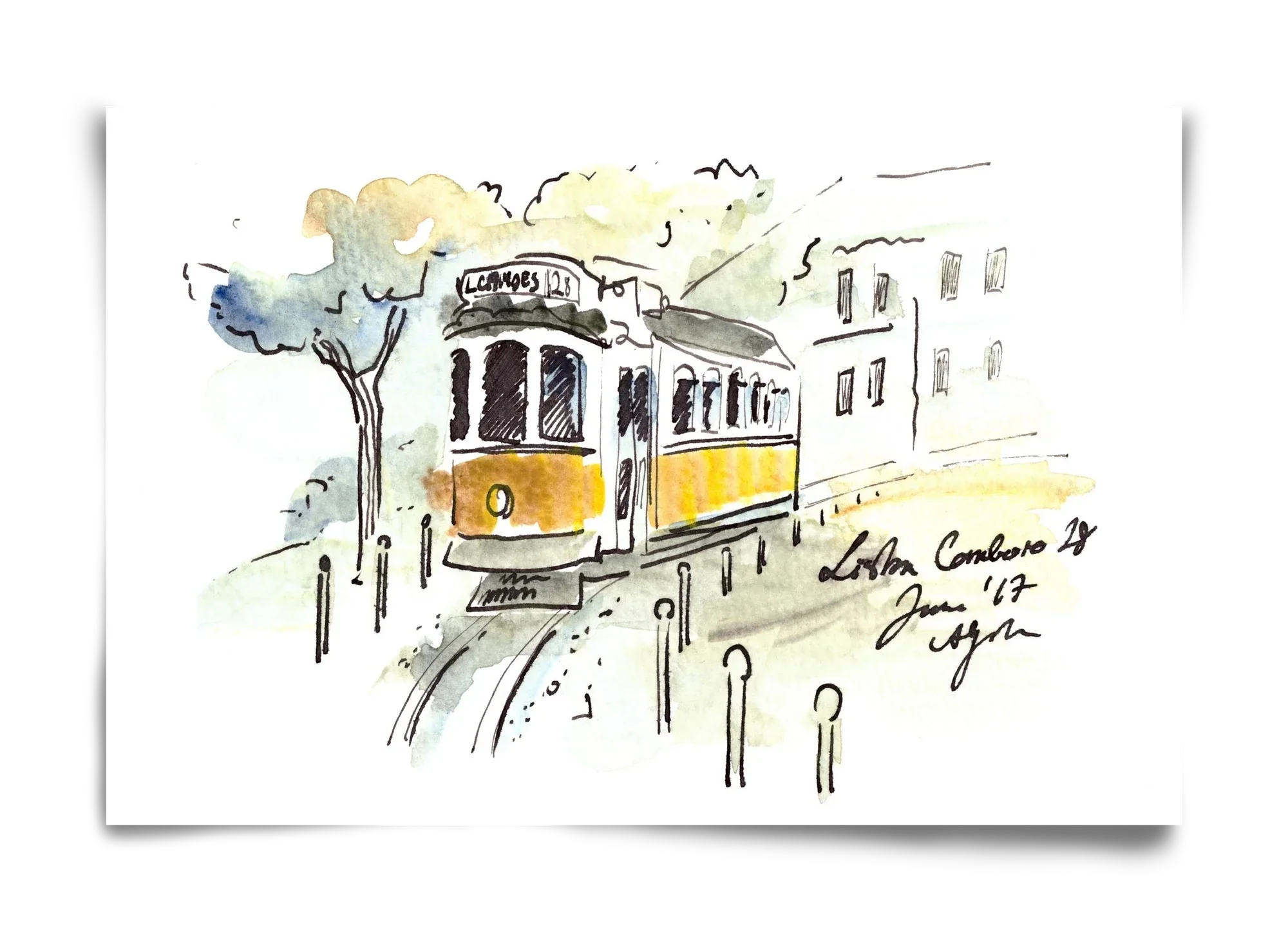 LISBON AQUARELLE NO.22 - artbridge