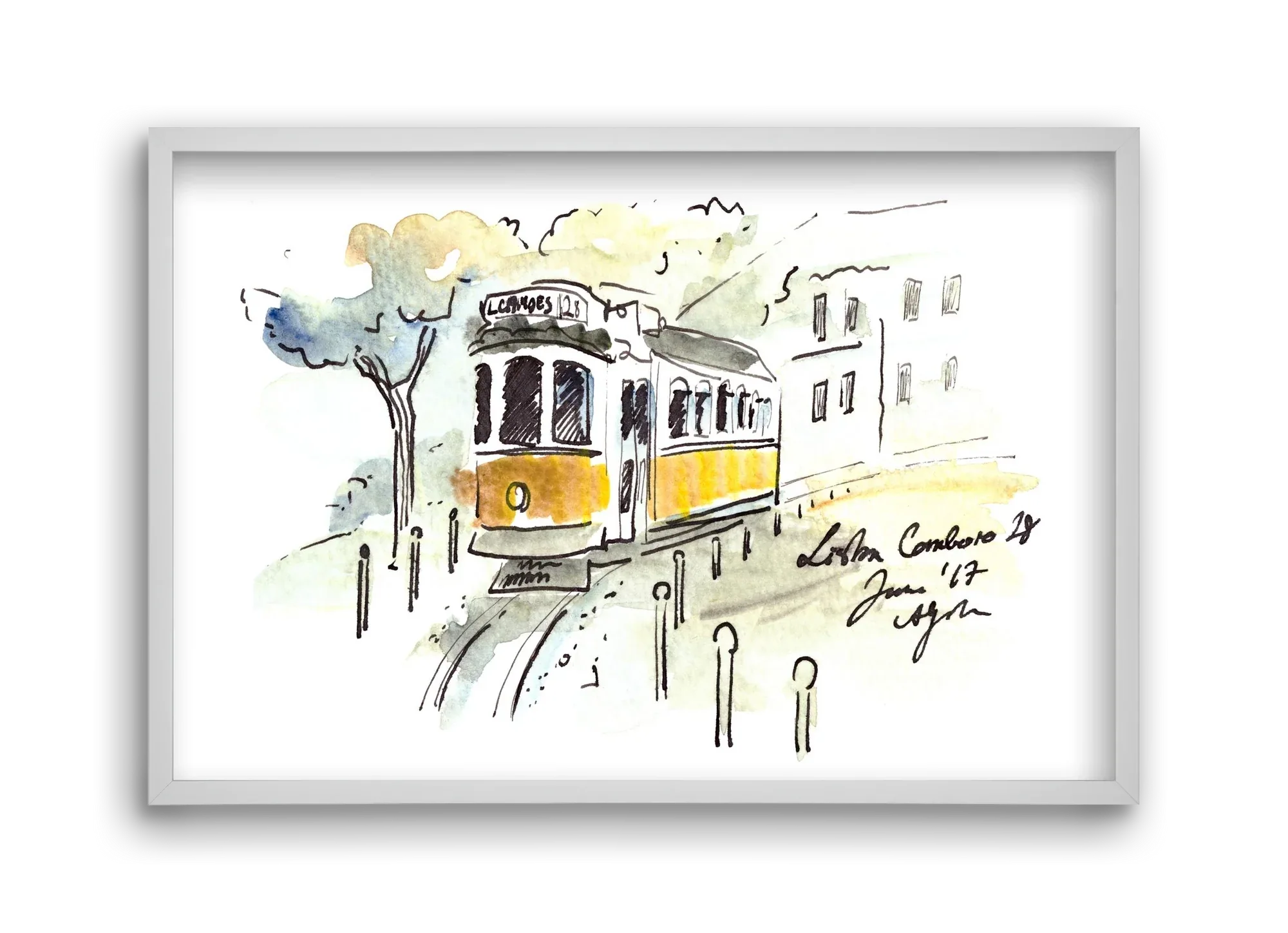 LISBON AQUARELLE NO.22 - artbridge