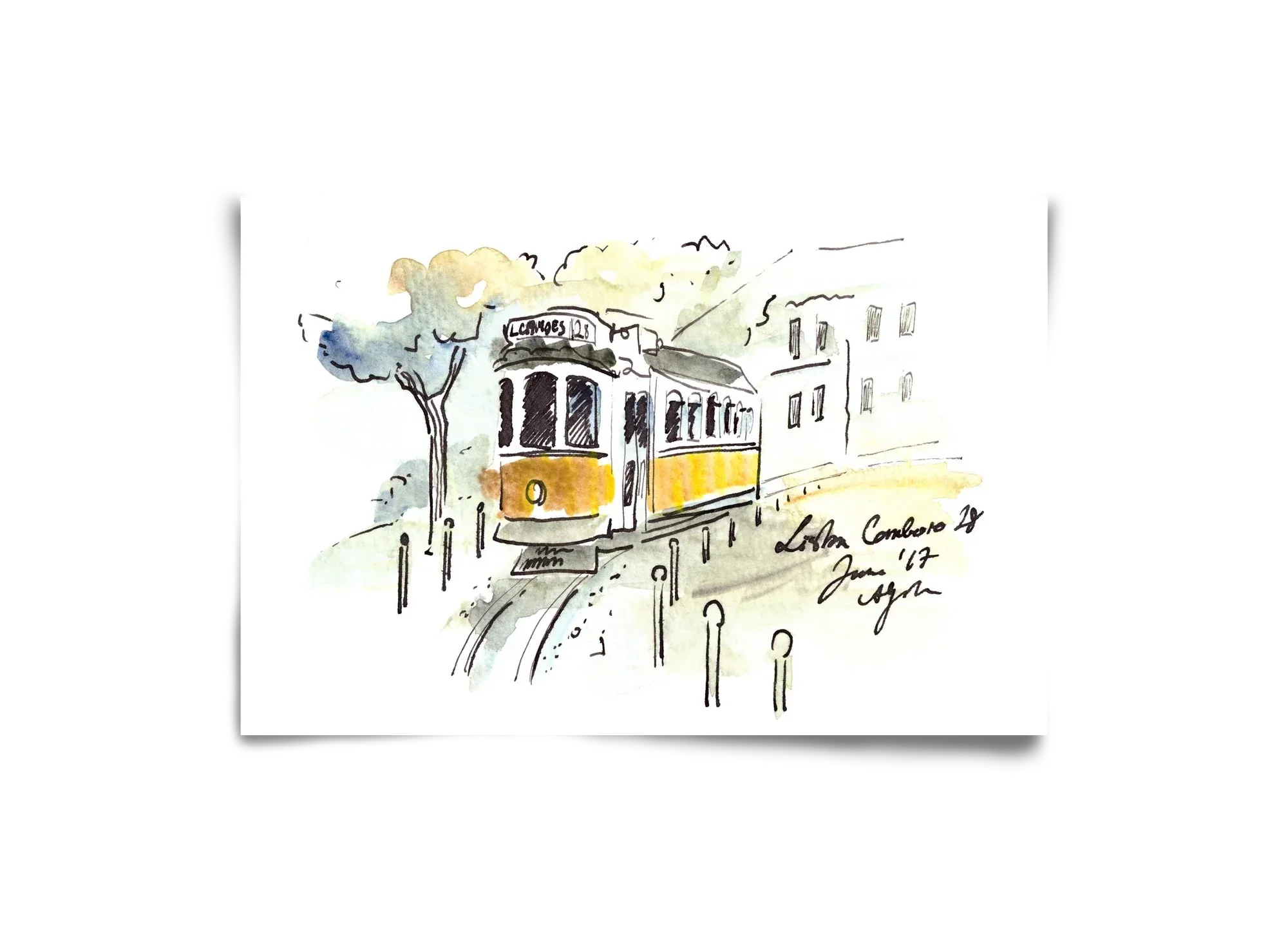LISBON AQUARELLE NO.22 - artbridge