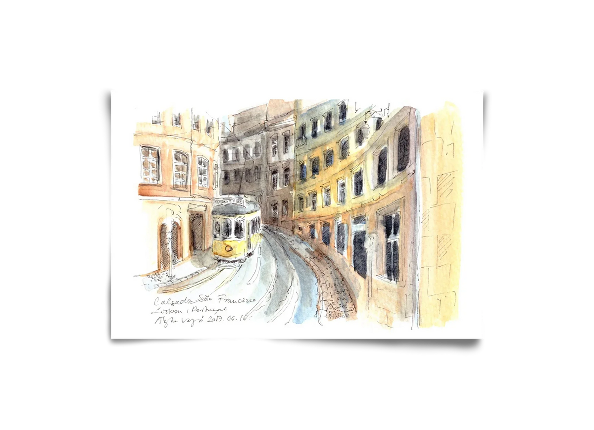 LISBON AQUARELLE NO.21 - artbridge