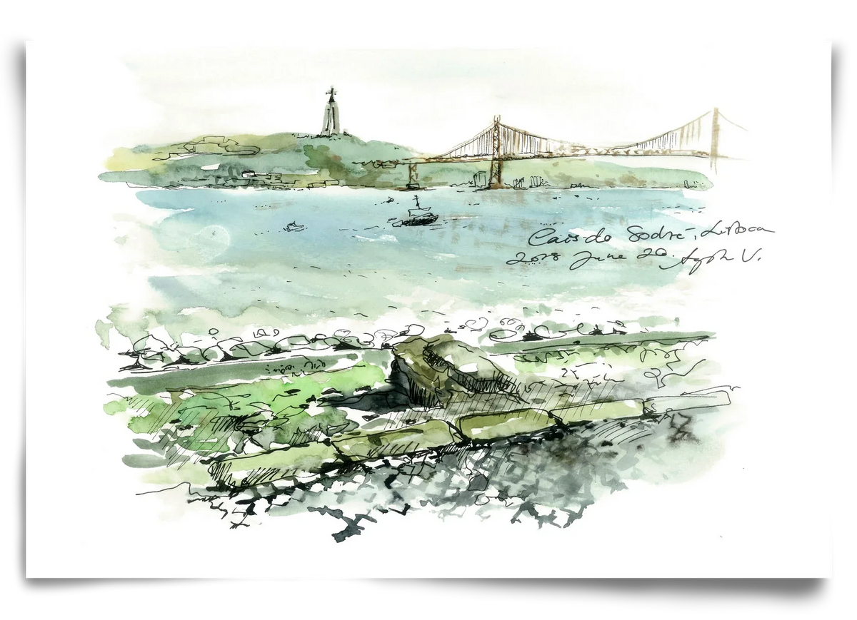LISBON AQUARELLE NO.23 - artbridge