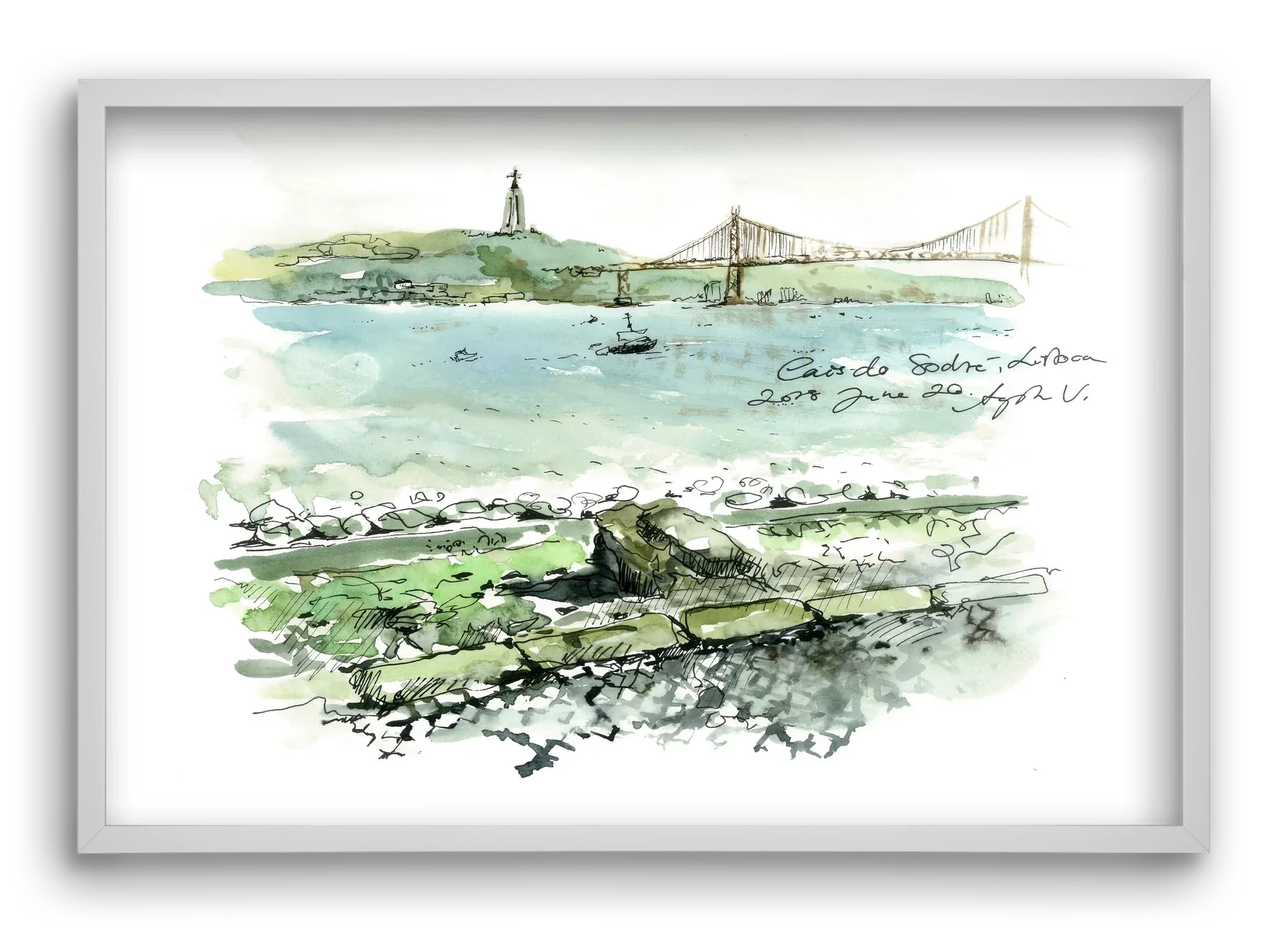 LISBON AQUARELLE NO.23 - artbridge