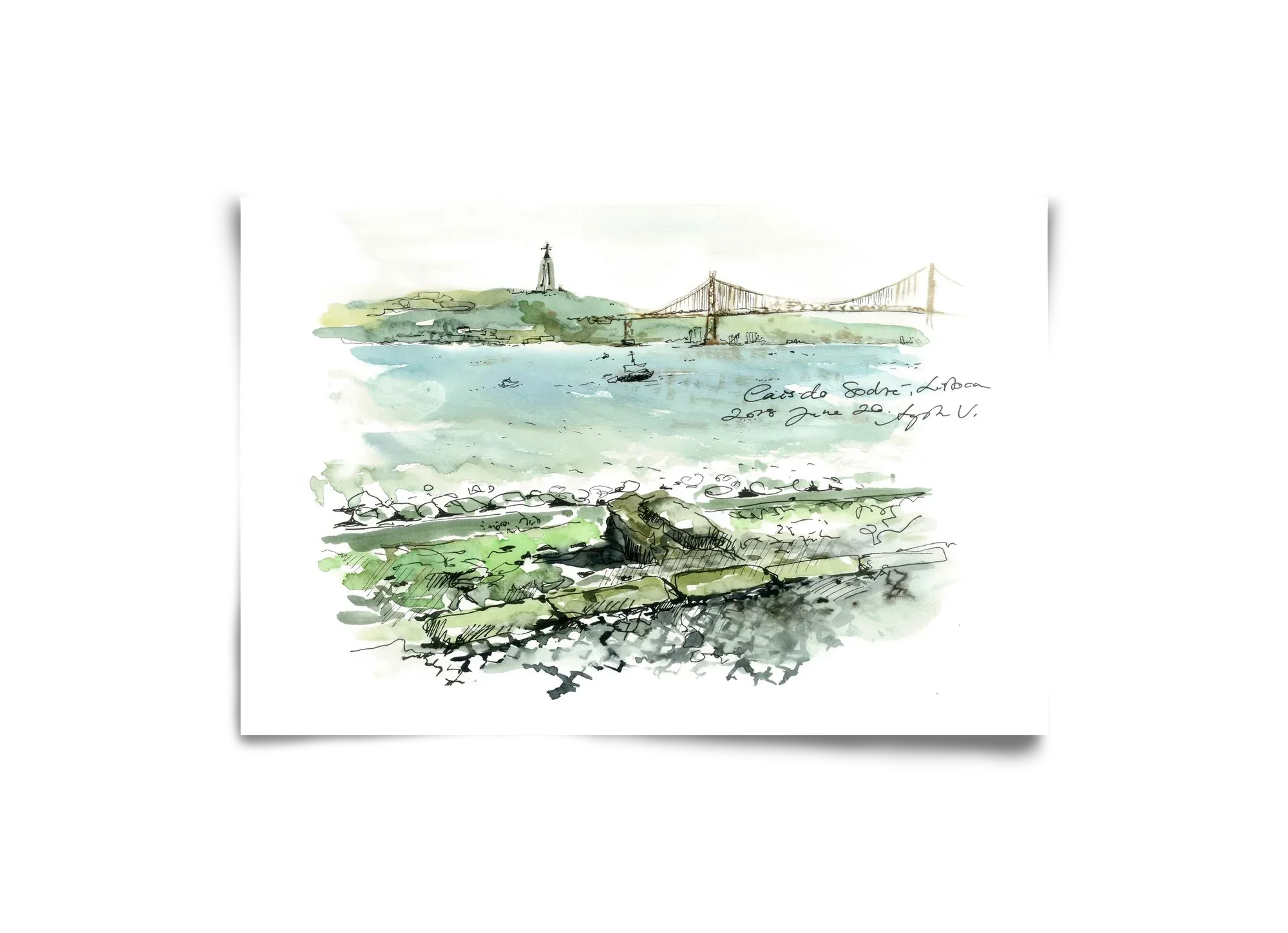 LISBON AQUARELLE NO.23 - artbridge
