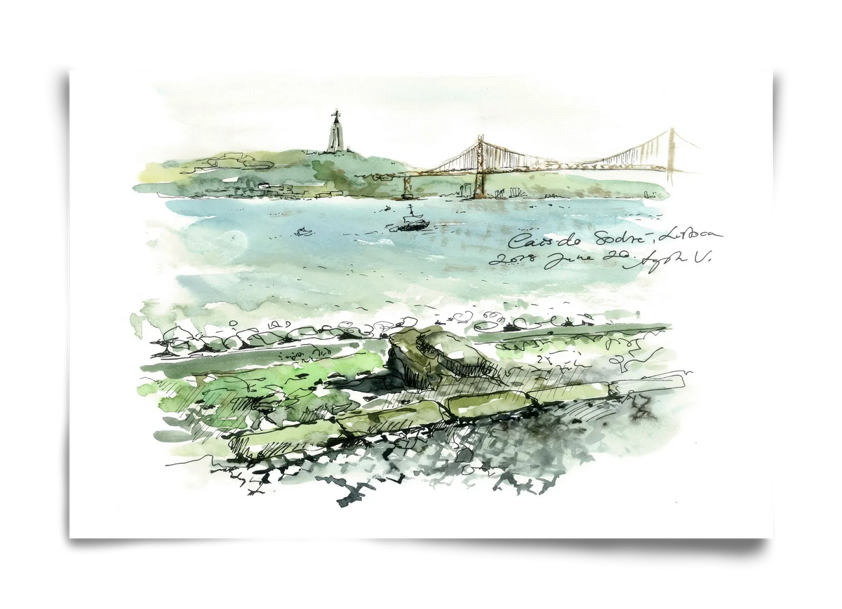LISBON AQUARELLE NO.23 - artbridge
