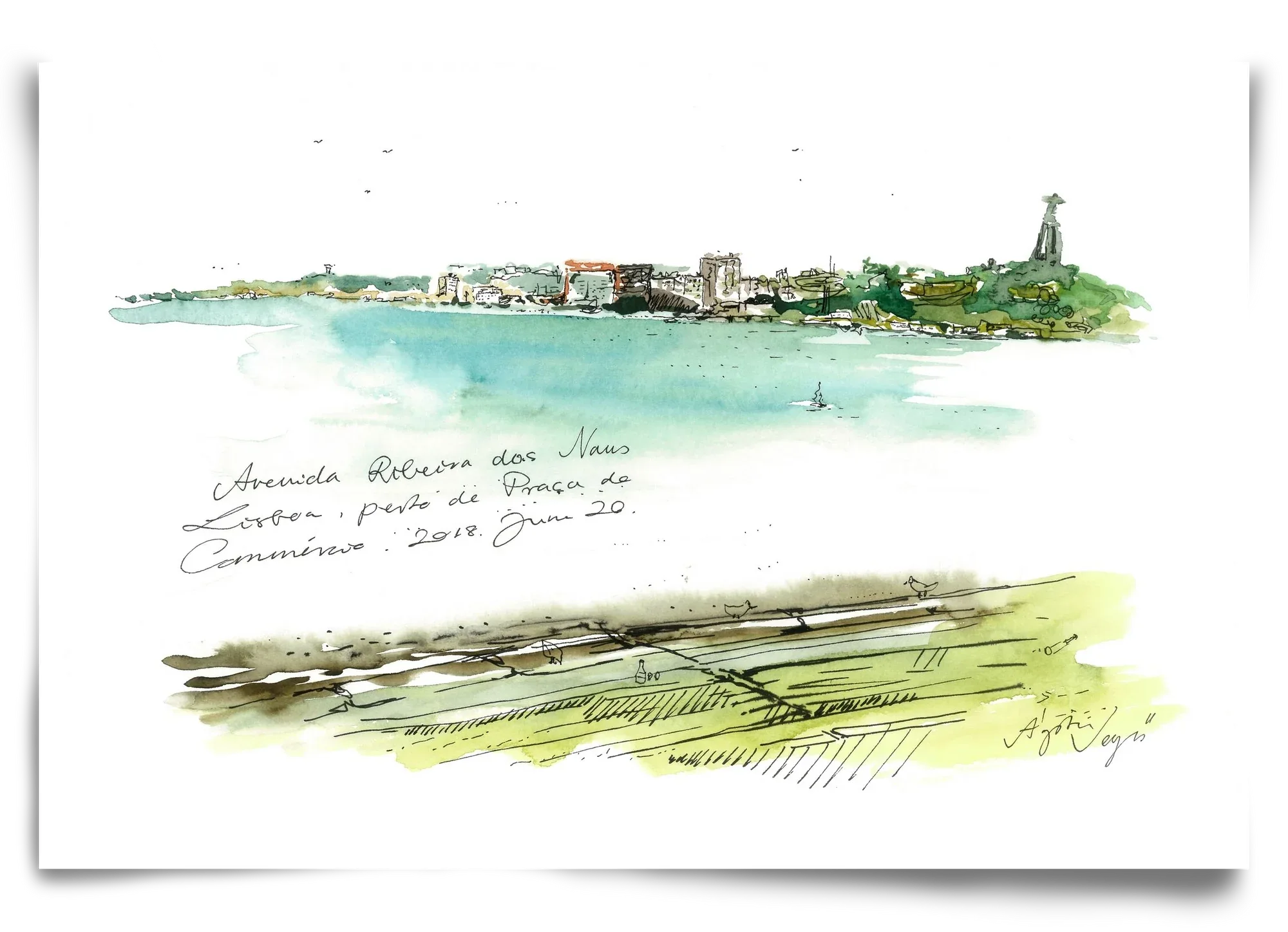 LISBON AQUARELLE NO.24 - artbridge