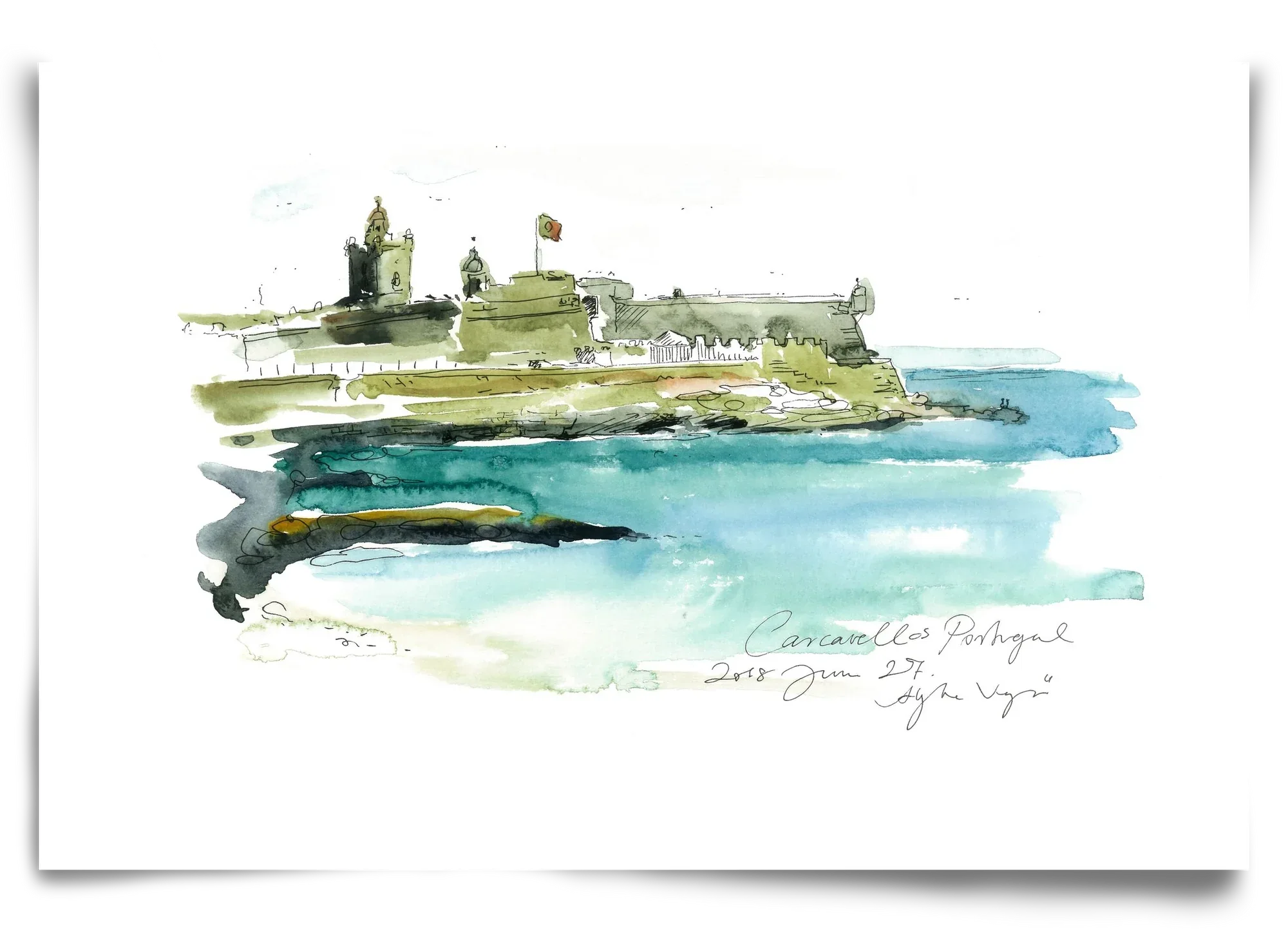 LISBON AQUARELLE NO.25 - artbridge