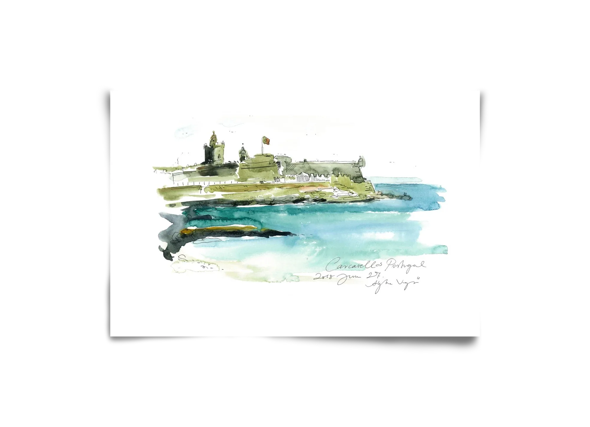 LISBON AQUARELLE NO.25 - artbridge