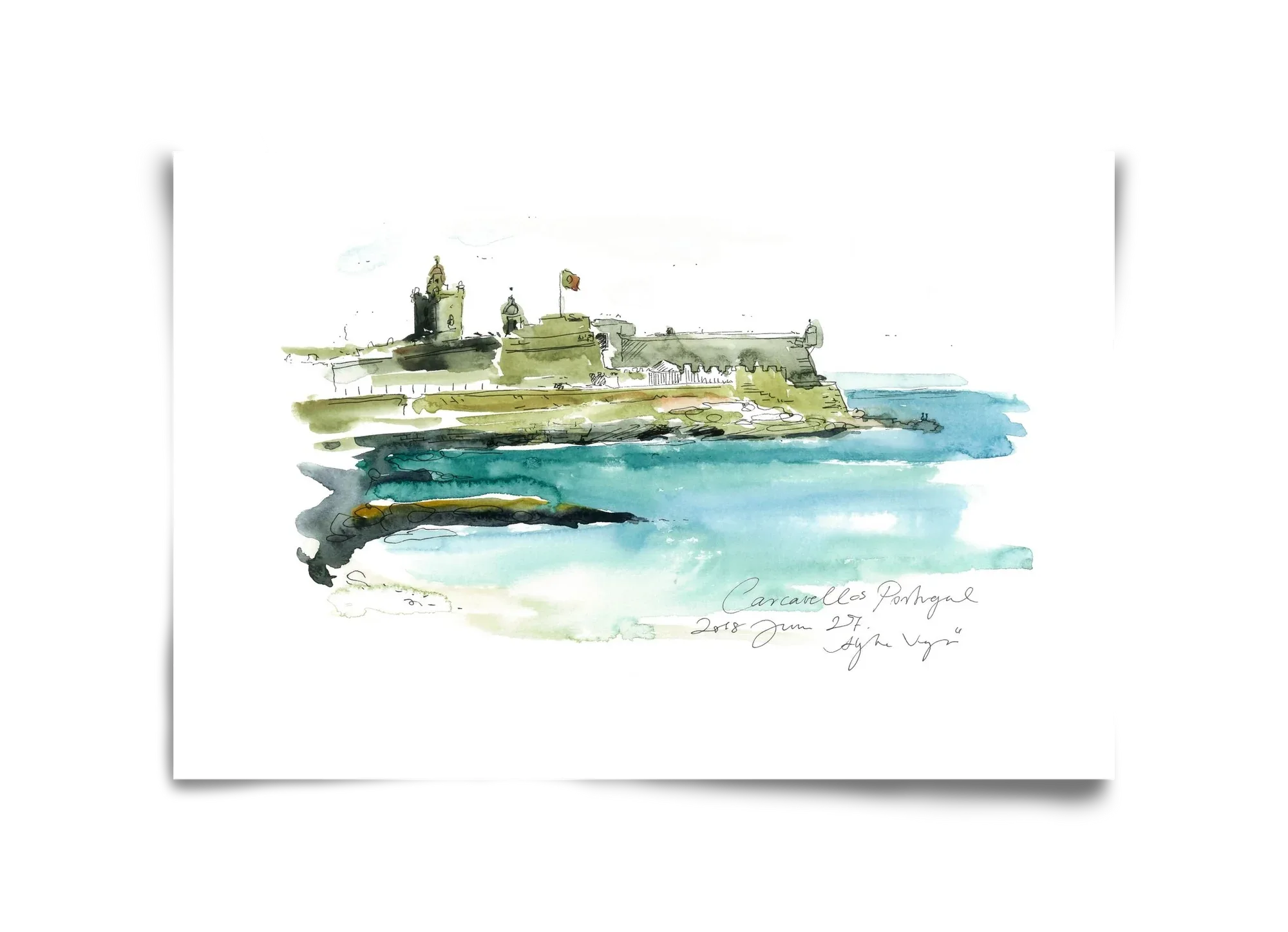 LISBON AQUARELLE NO.25 - artbridge