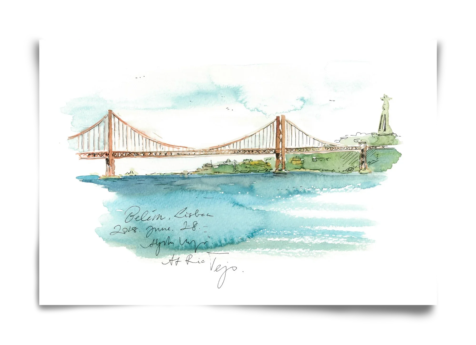 LISBON AQUARELLE NO.26 - artbridge