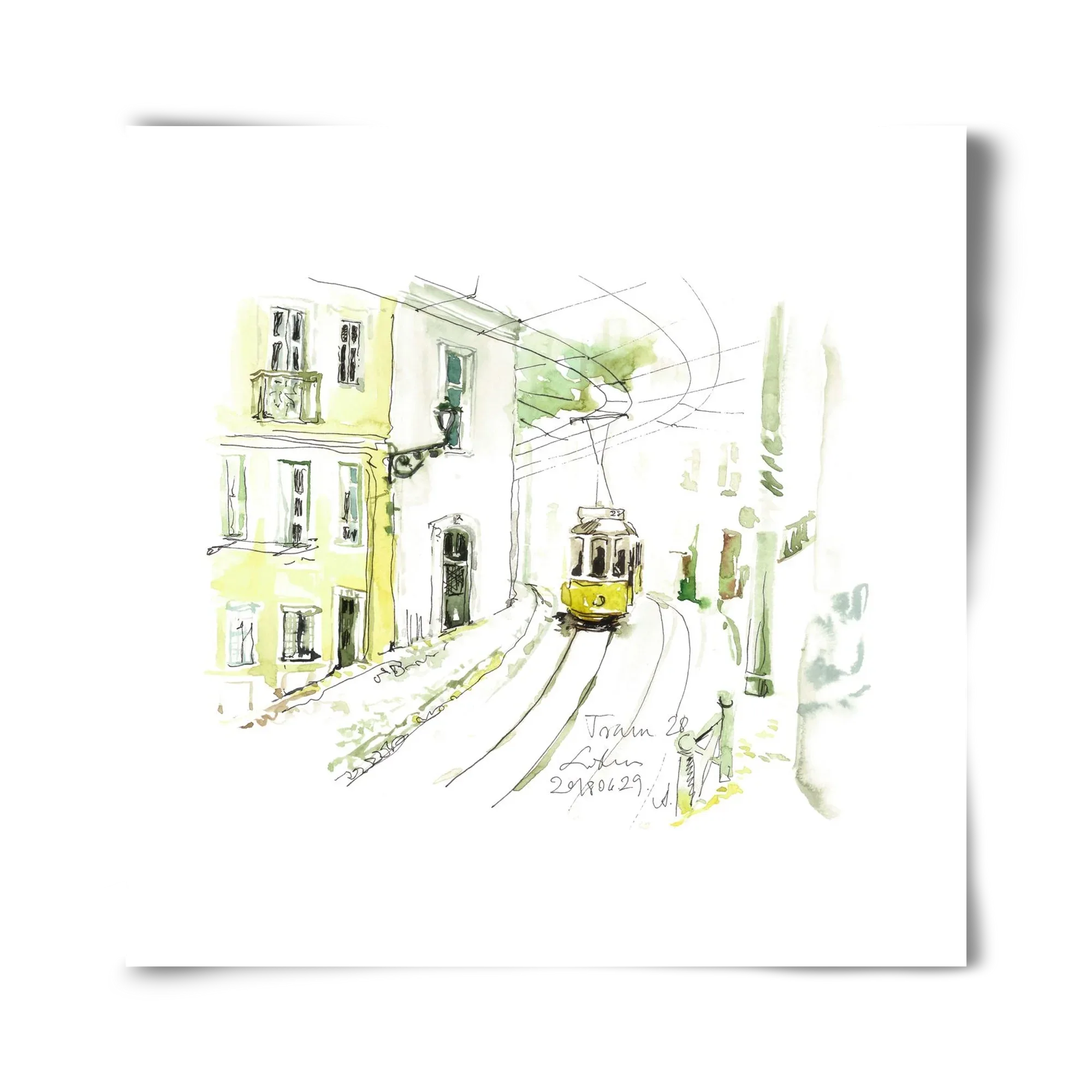 LISBON AQUARELLE NO.27 - artbridge