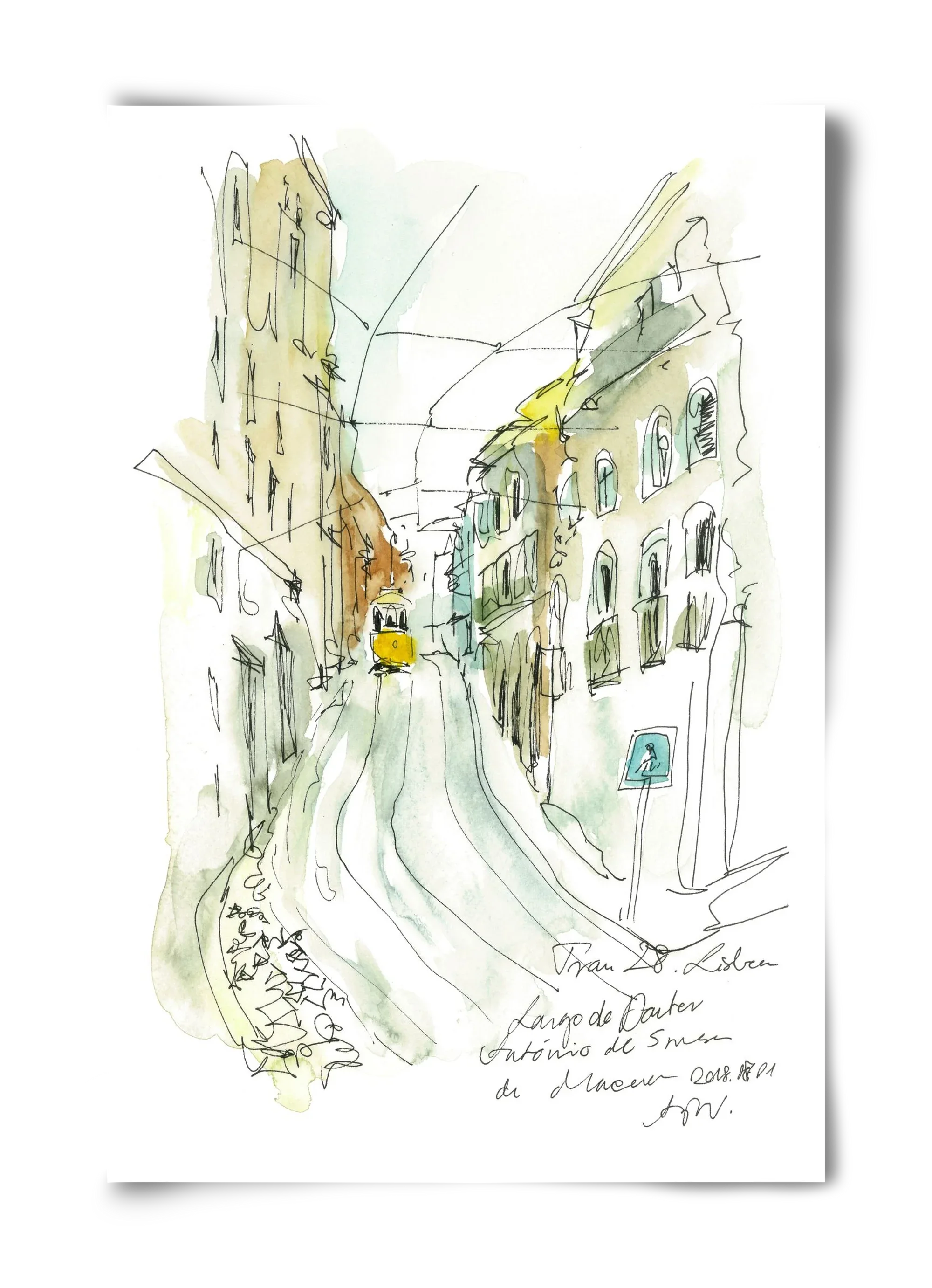LISBON AQUARELLE NO.31 - artbridge