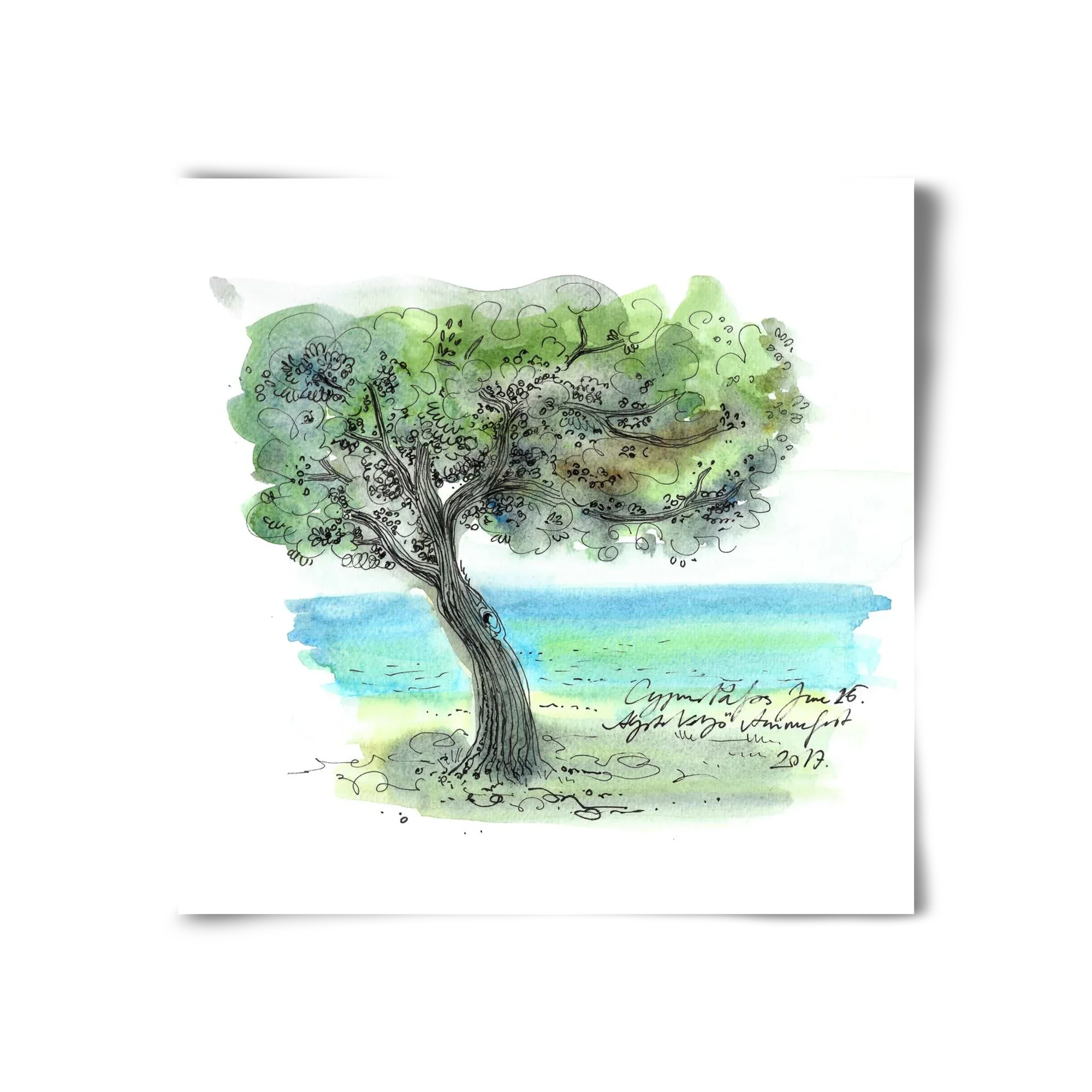 CYPRUS AQUARELLE NO.3 - artbridge