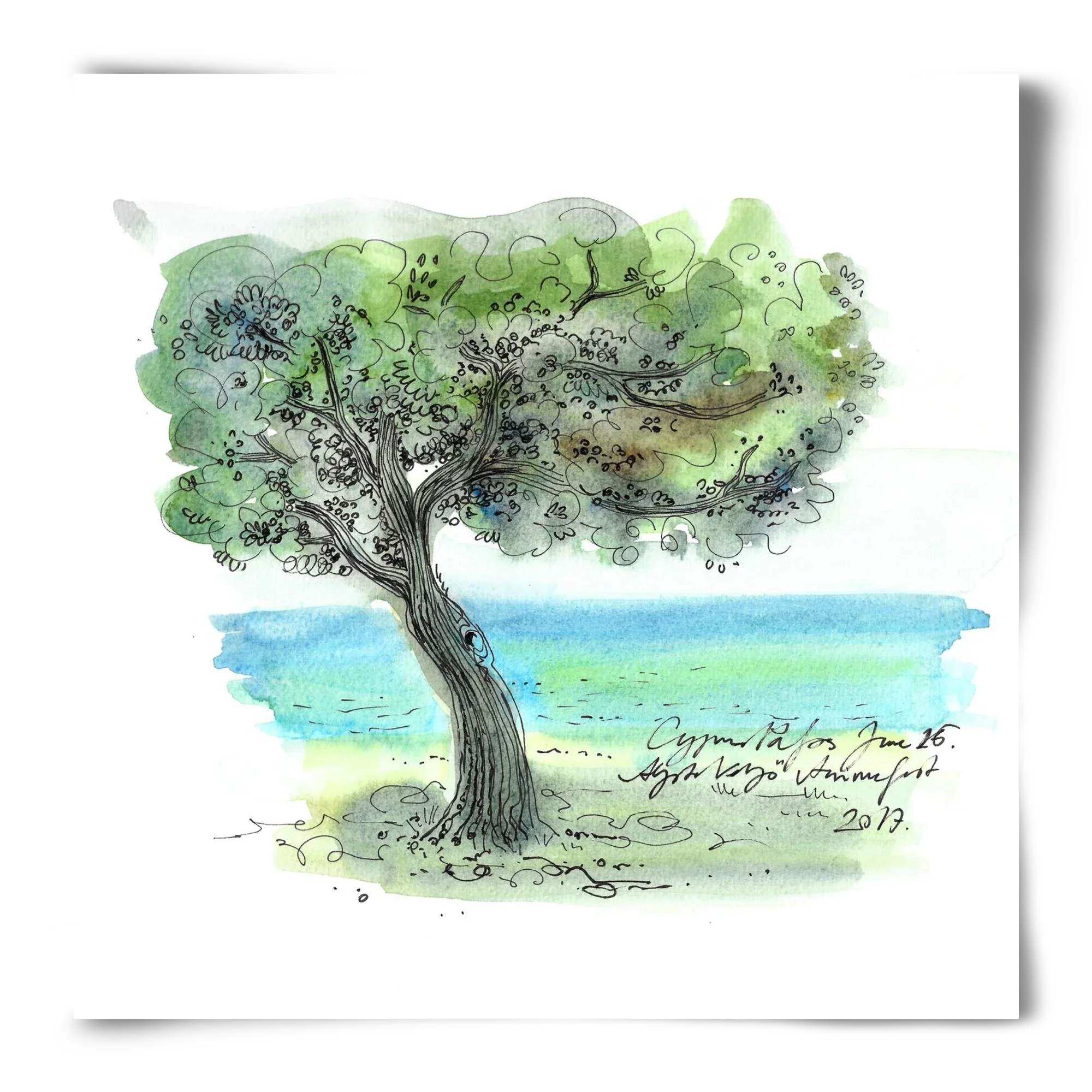 CYPRUS AQUARELLE NO.3 - artbridge