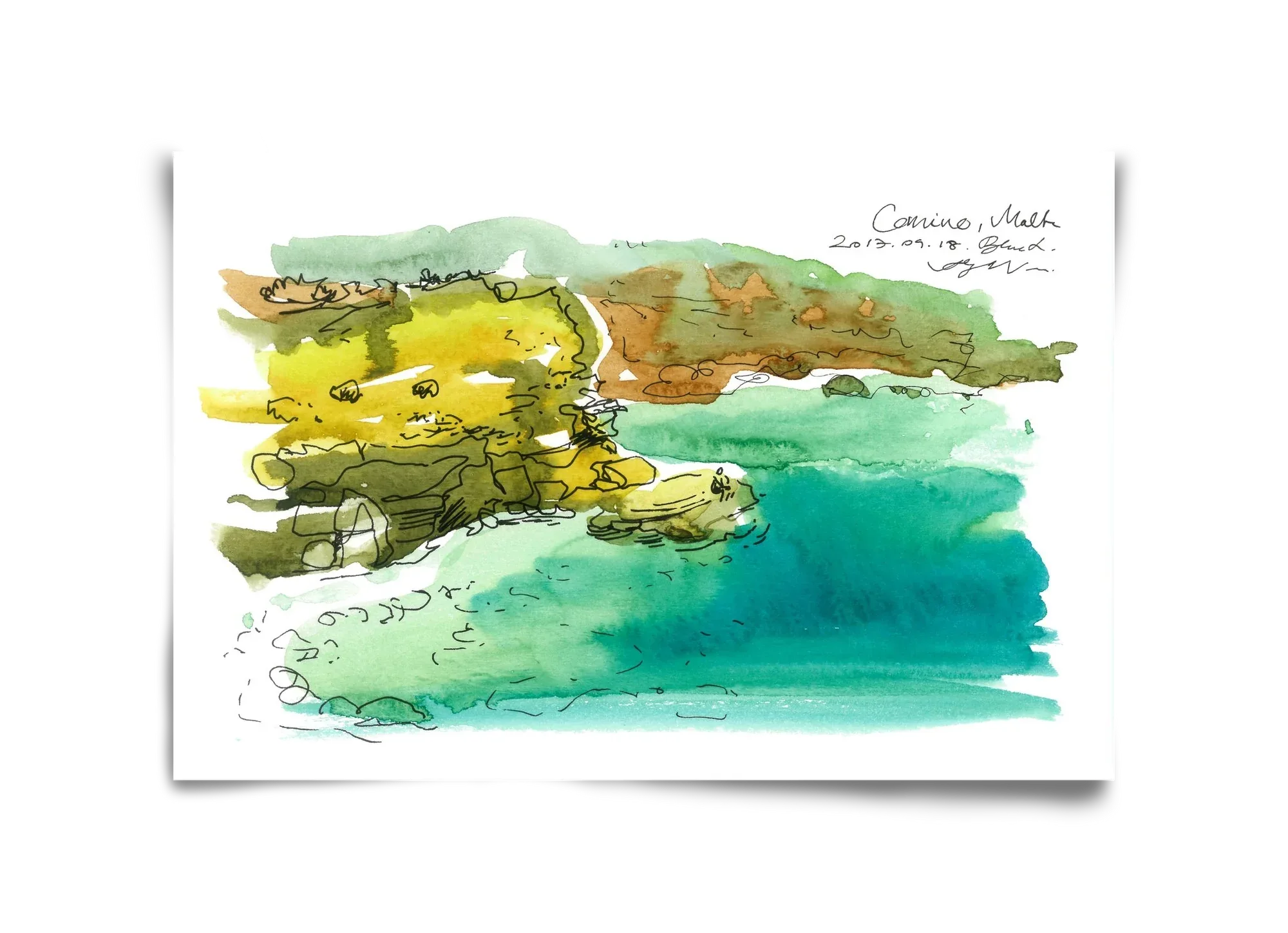 MALTA AQUARELLE NO.1 - artbridge