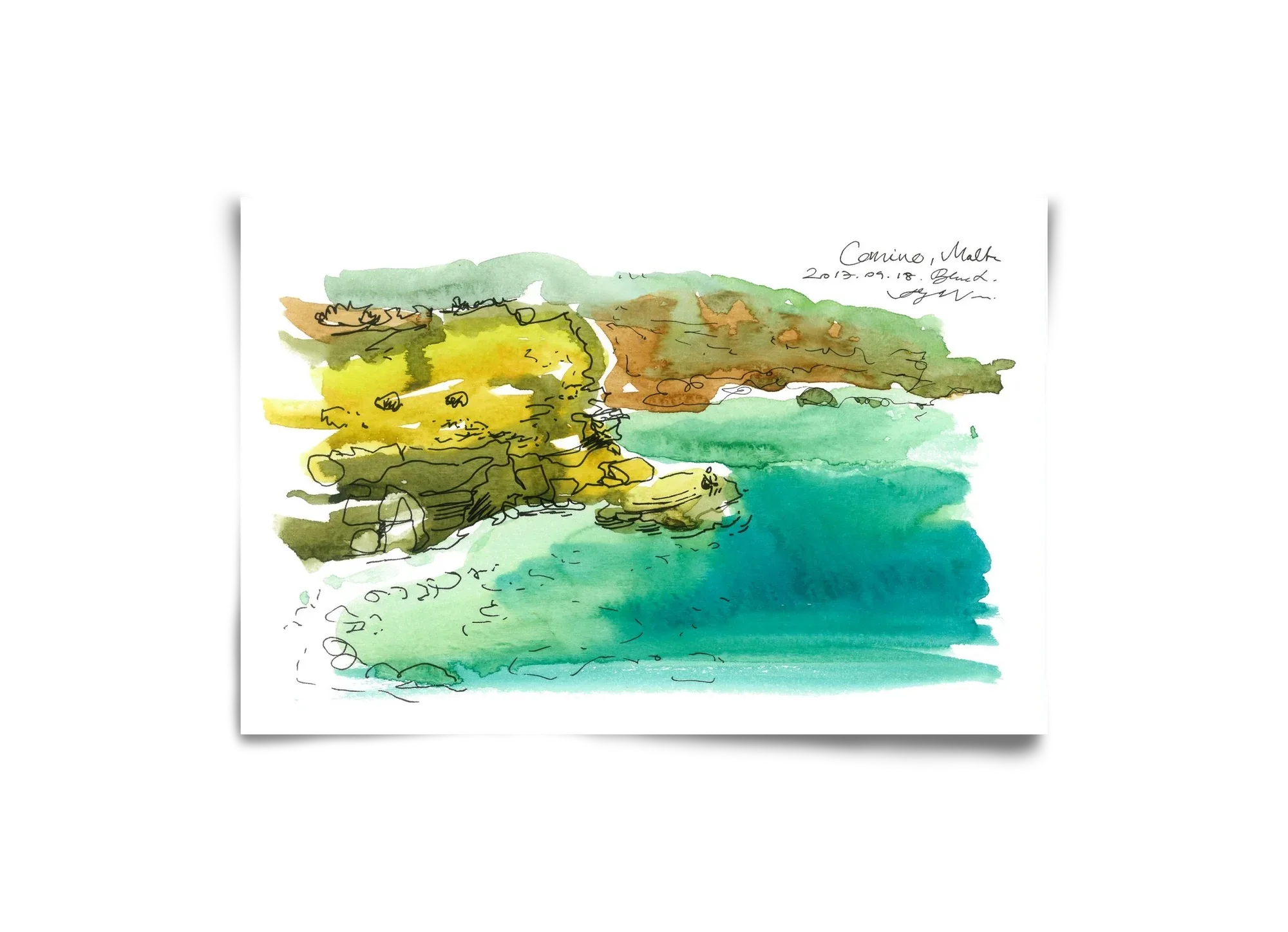 MALTA AQUARELLE NO.1 - artbridge
