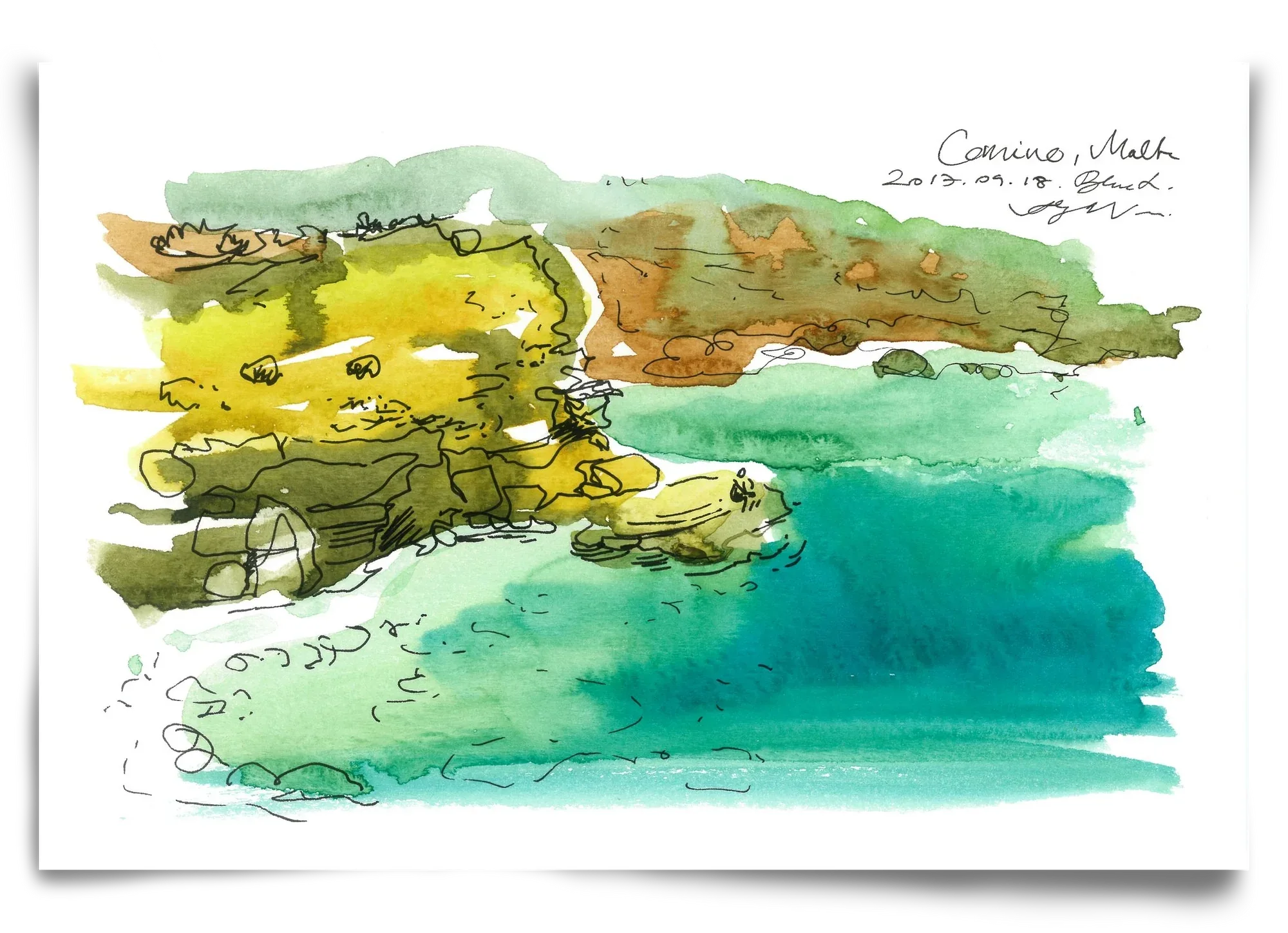 MALTA AQUARELLE NO.1 - artbridge