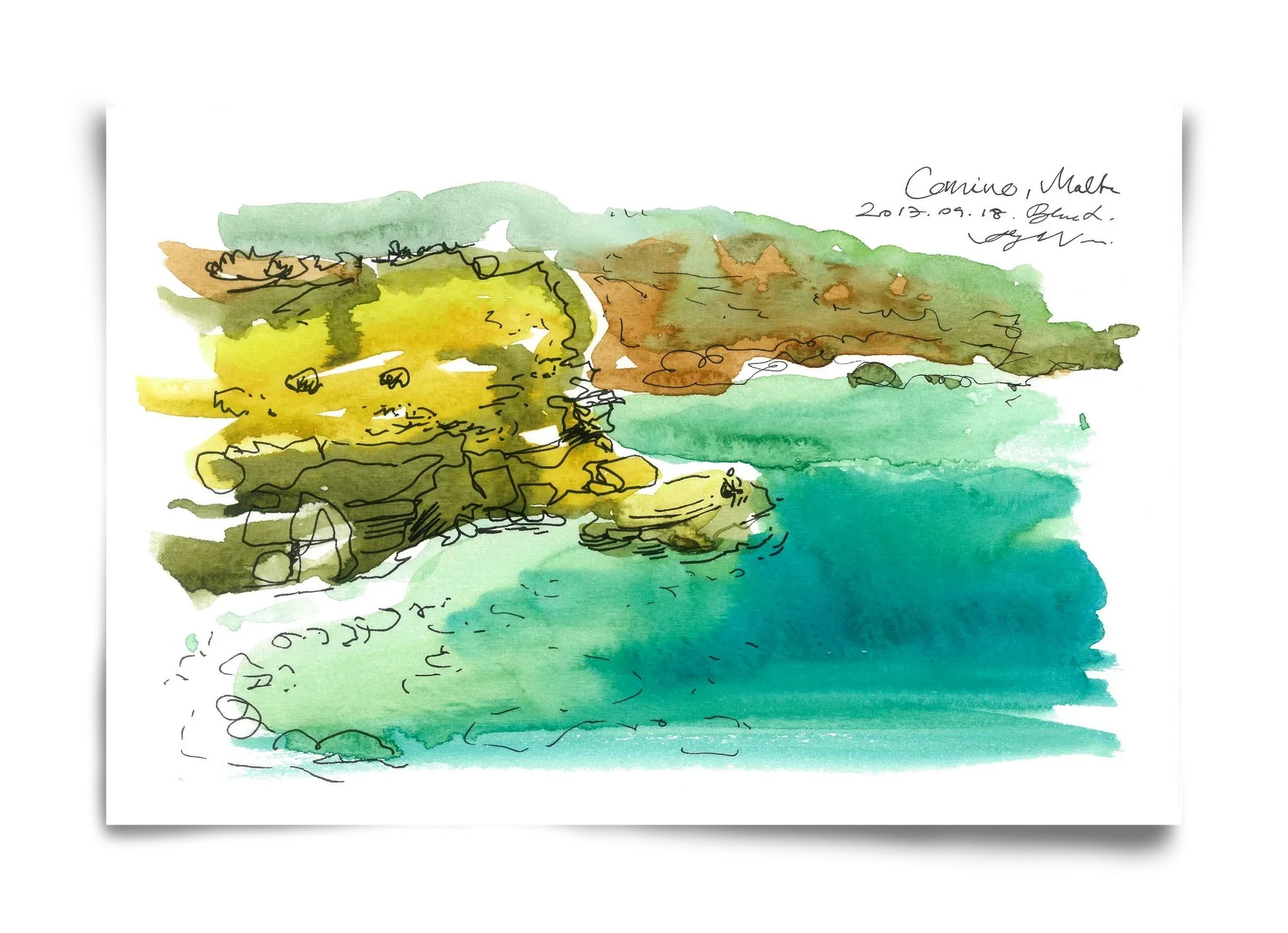 MALTA AQUARELLE NO.1 - artbridge