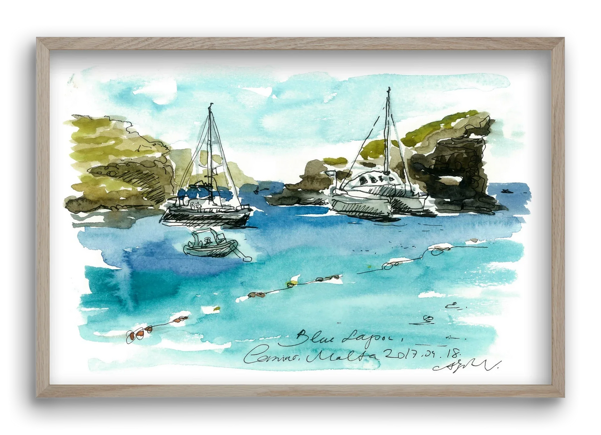 MALTA AQUARELLE NO.2 - artbridge
