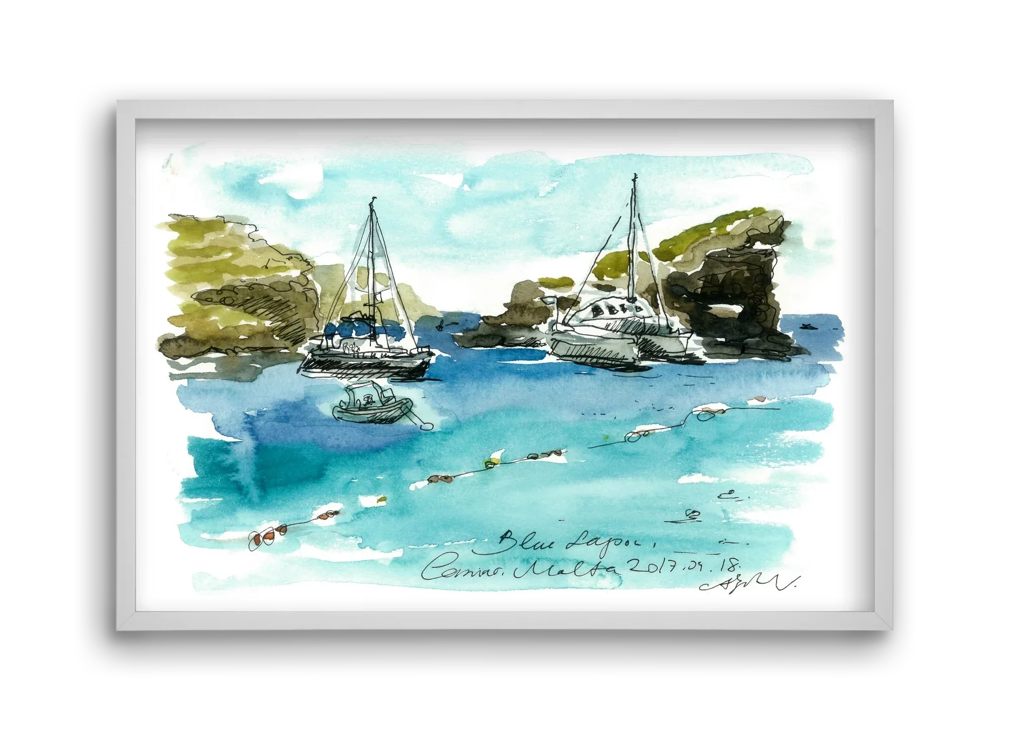 MALTA AQUARELLE NO.2 - artbridge