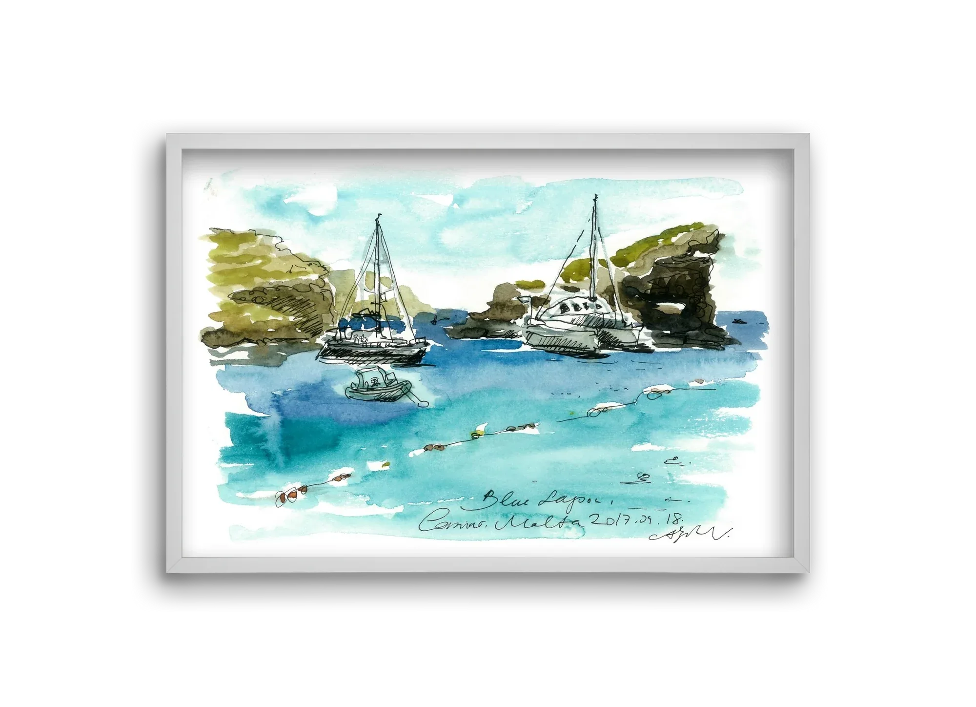MALTA AQUARELLE NO.2 - artbridge