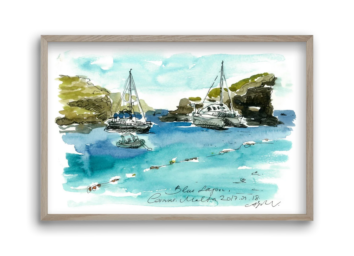 MALTA AQUARELLE NO.2 - artbridge