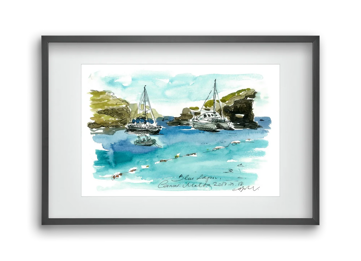 MALTA AQUARELLE NO.2 - artbridge