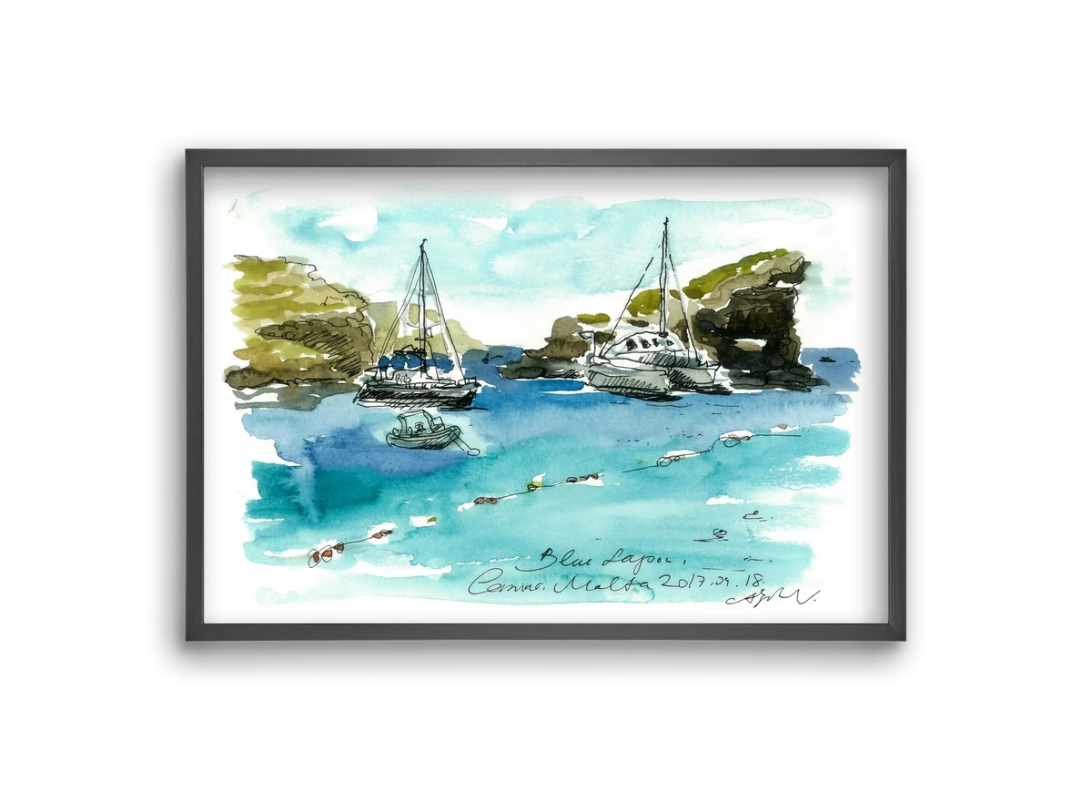 MALTA AQUARELLE NO.2 - artbridge