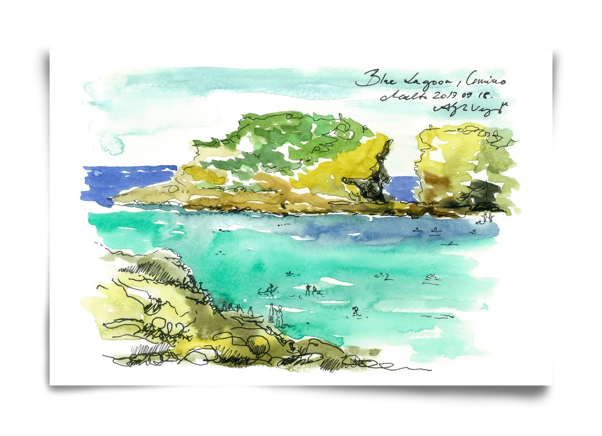 MALTA AQUARELLE NO.3 - artbridge
