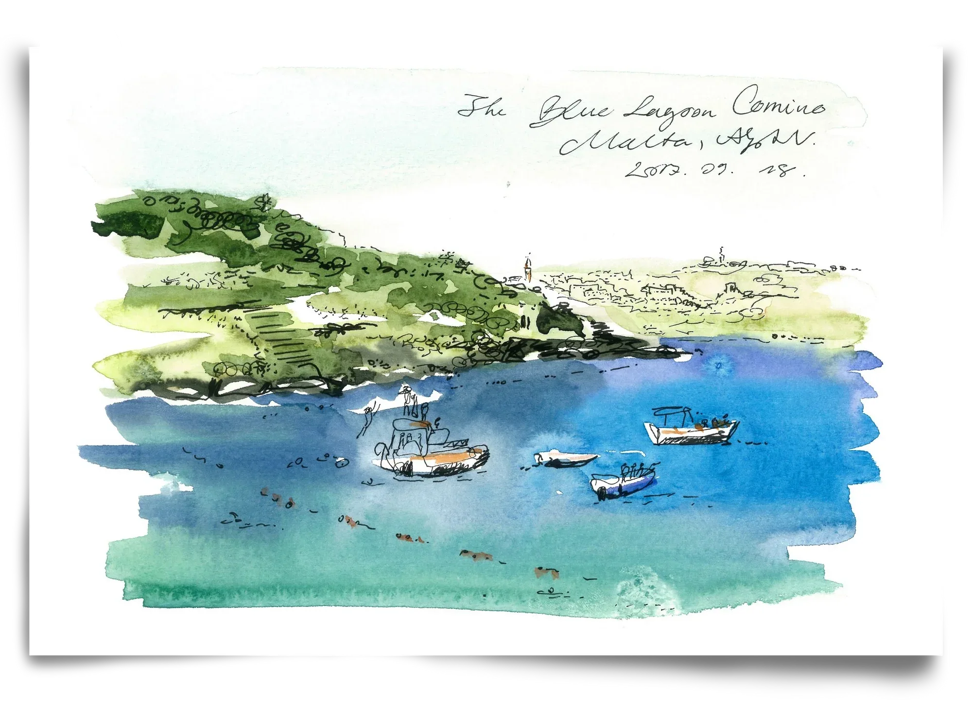 MALTA AQUARELLE NO.4 - artbridge