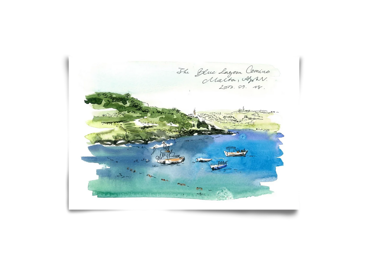 MALTA AQUARELLE NO.4 - artbridge