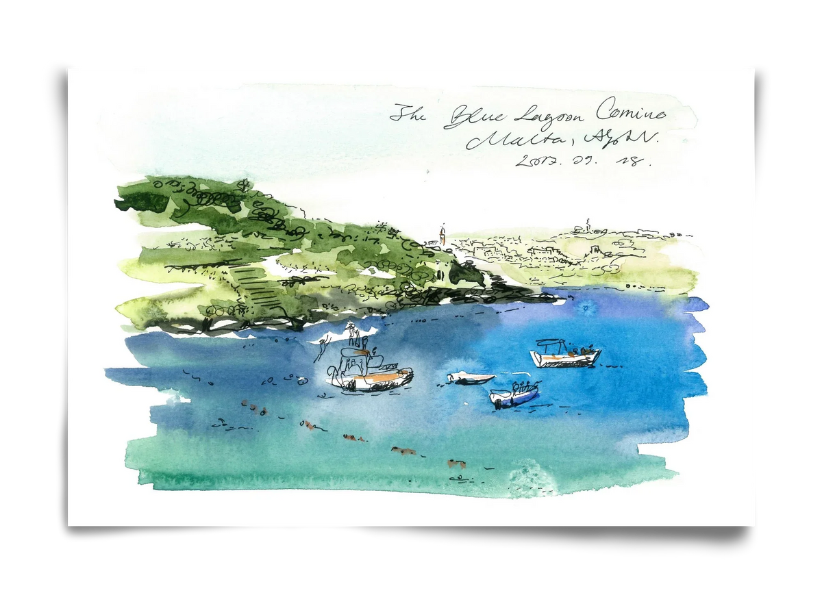 MALTA AQUARELLE NO.4 - artbridge