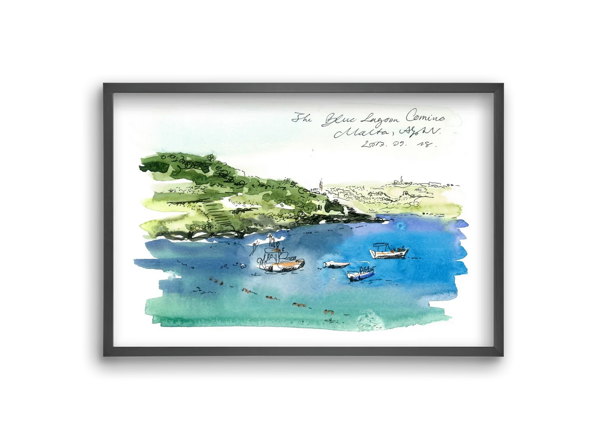 MALTA AQUARELLE NO.4 - artbridge