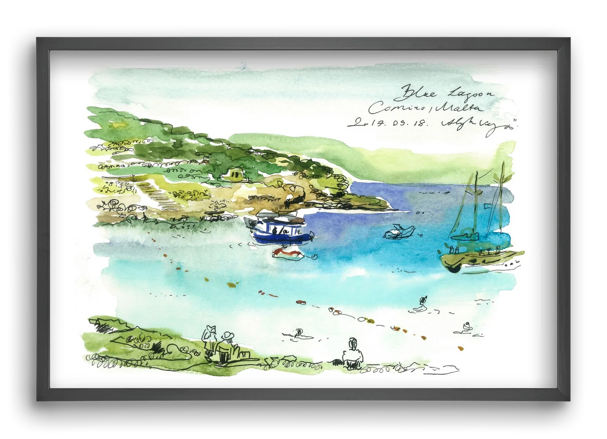 MALTA AQUARELLE NO.5 - artbridge