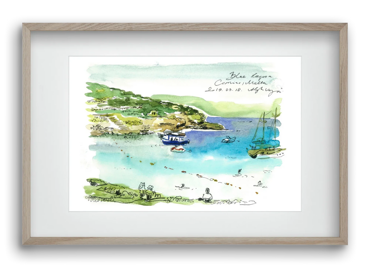 MALTA AQUARELLE NO.5 - artbridge