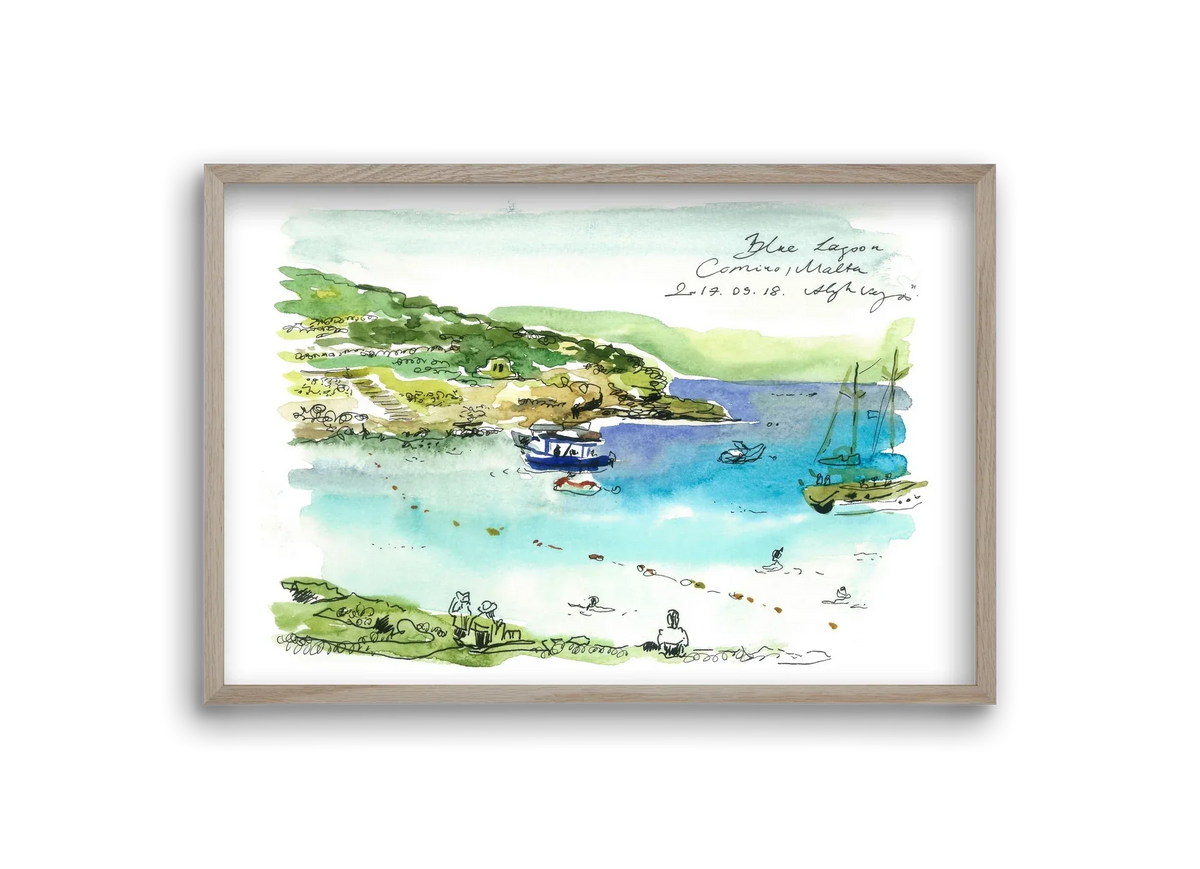 MALTA AQUARELLE NO.5 - artbridge