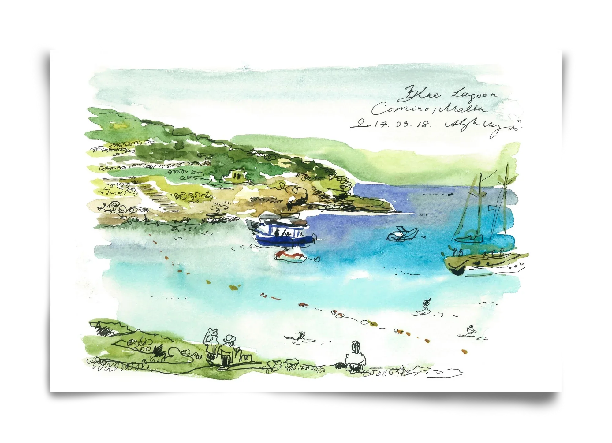 MALTA AQUARELLE NO.5 - artbridge