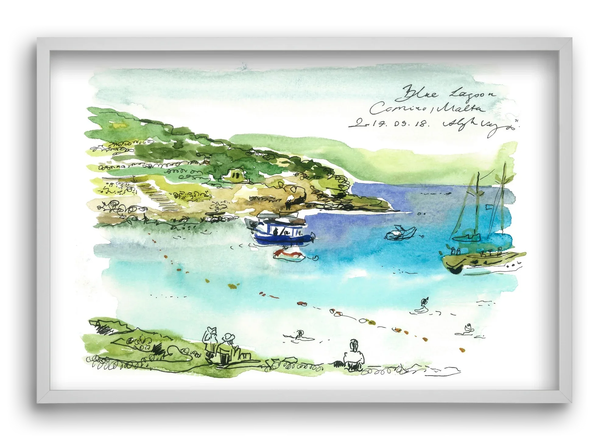 MALTA AQUARELLE NO.5 - artbridge