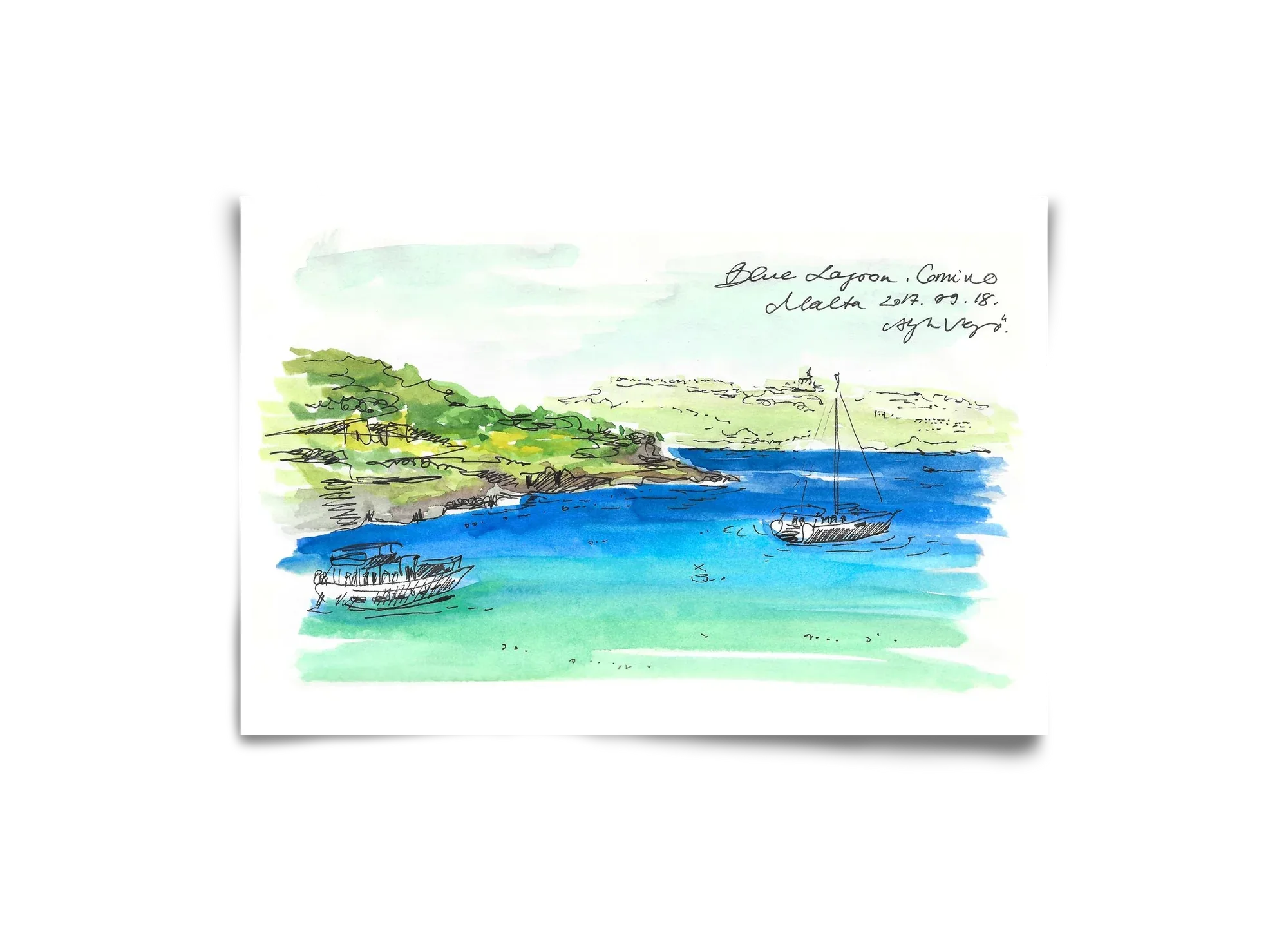 MALTA AQUARELLE NO.6 - artbridge