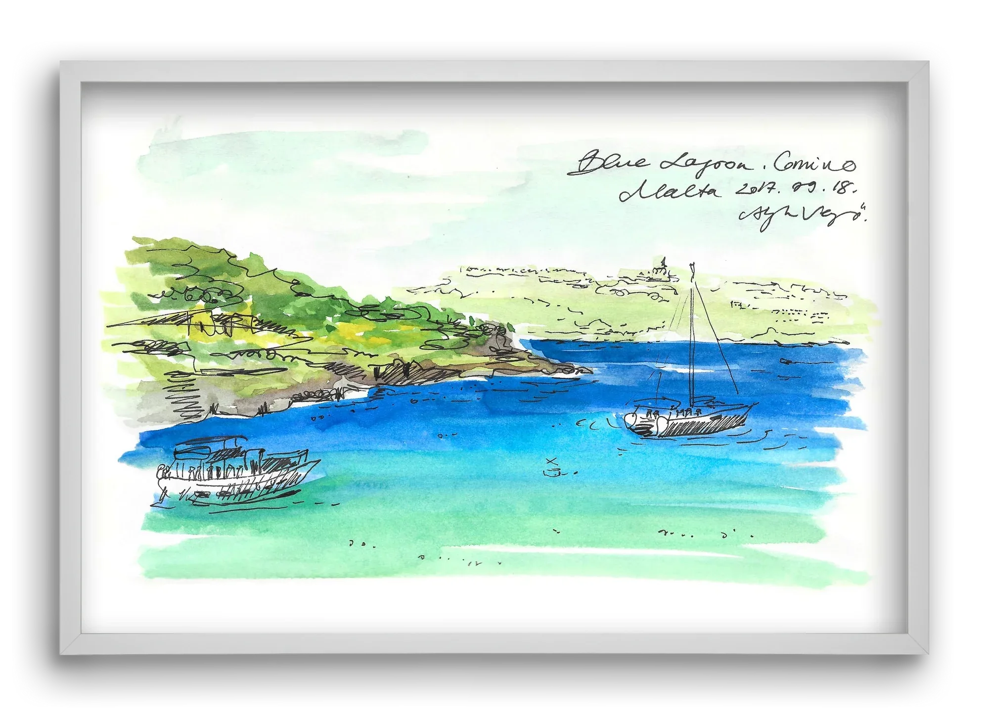 MALTA AQUARELLE NO.6 - artbridge