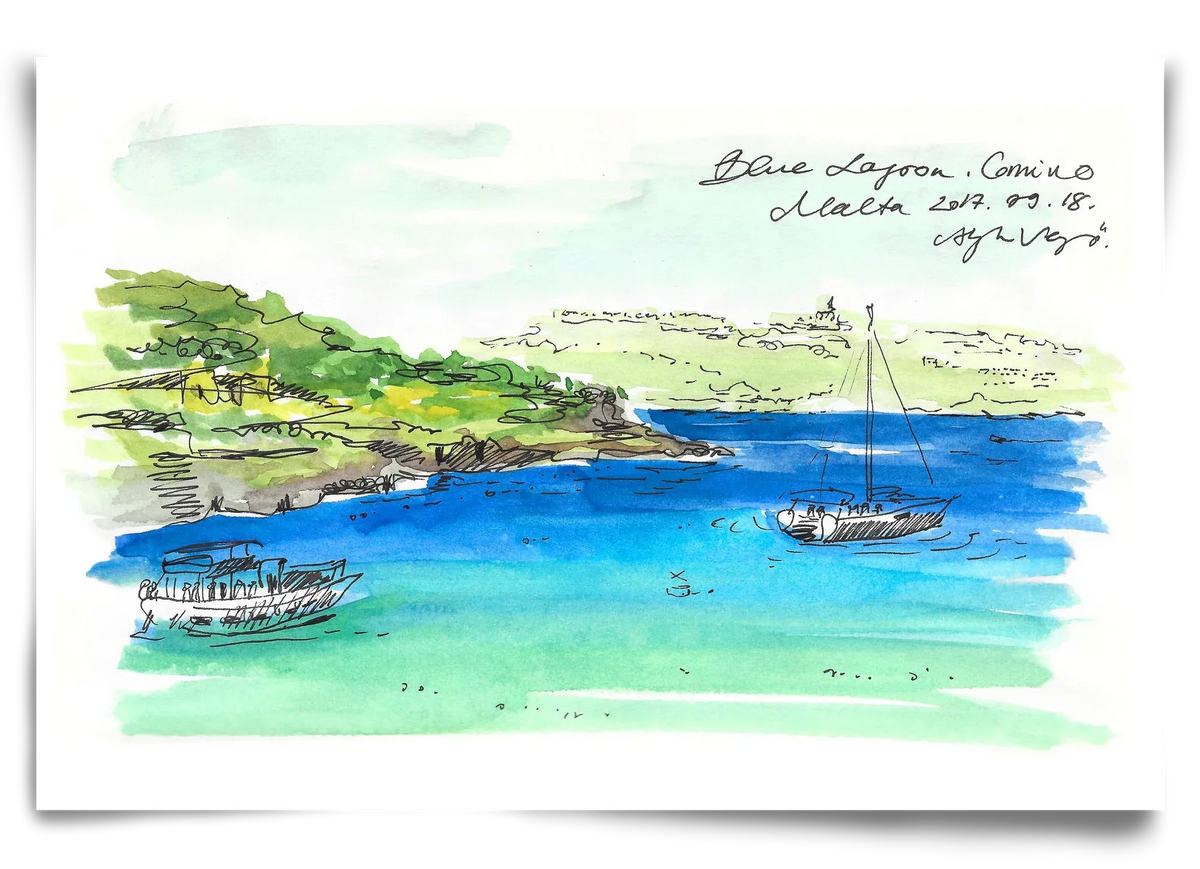 MALTA AQUARELLE NO.6 - artbridge