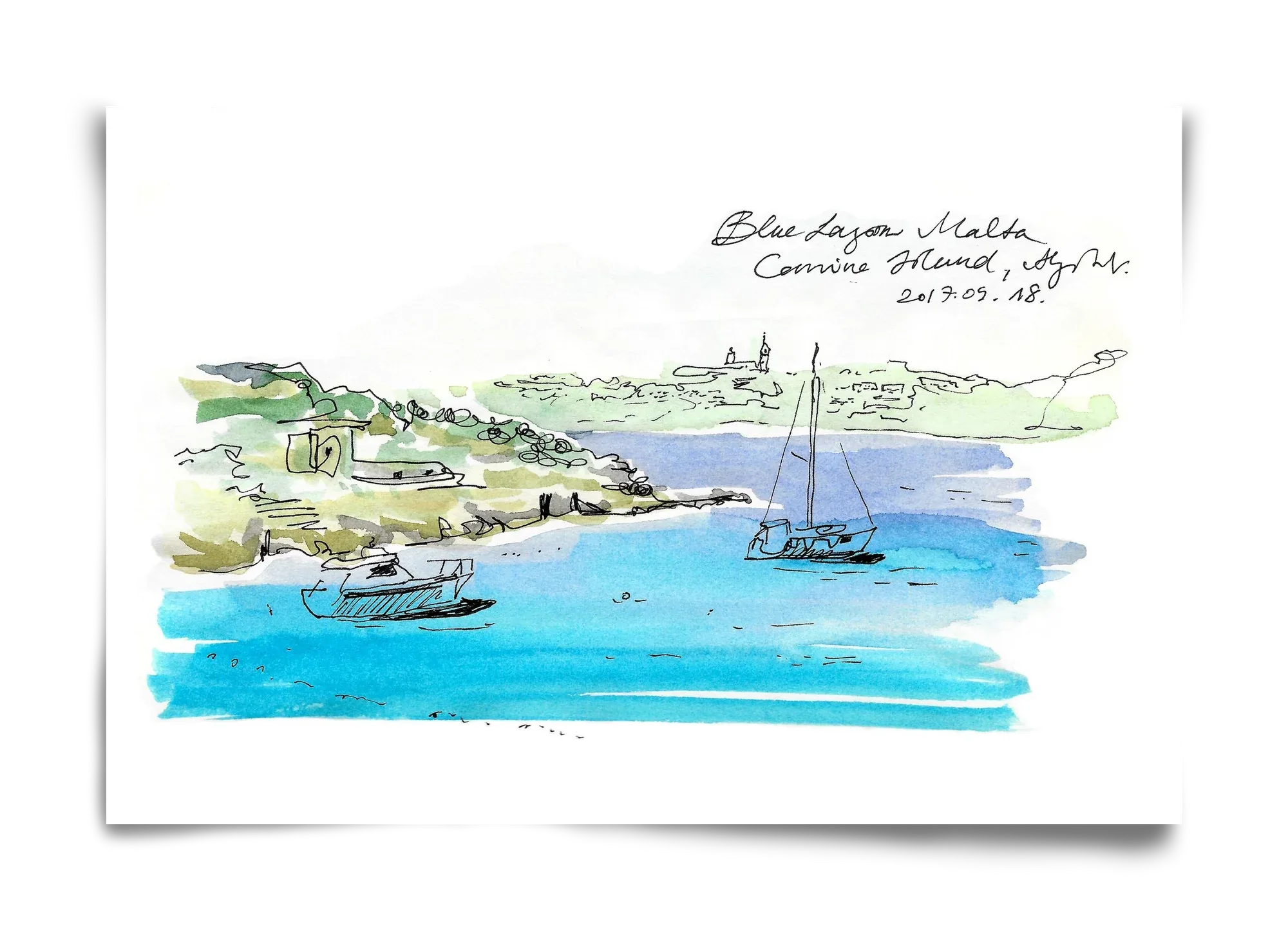 MALTA AQUARELLE NO.7 - artbridge