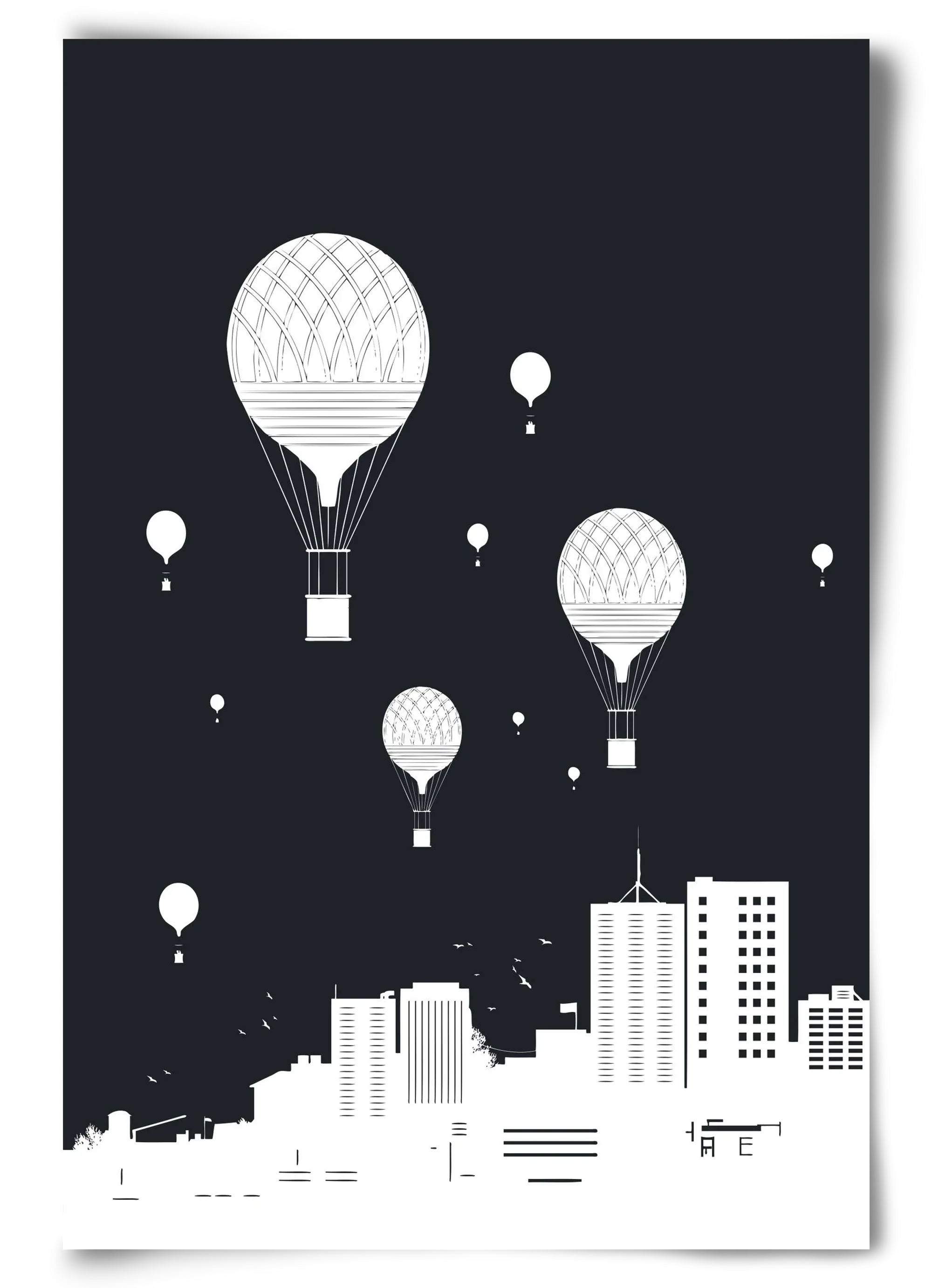 Balloons and the city - artbridge