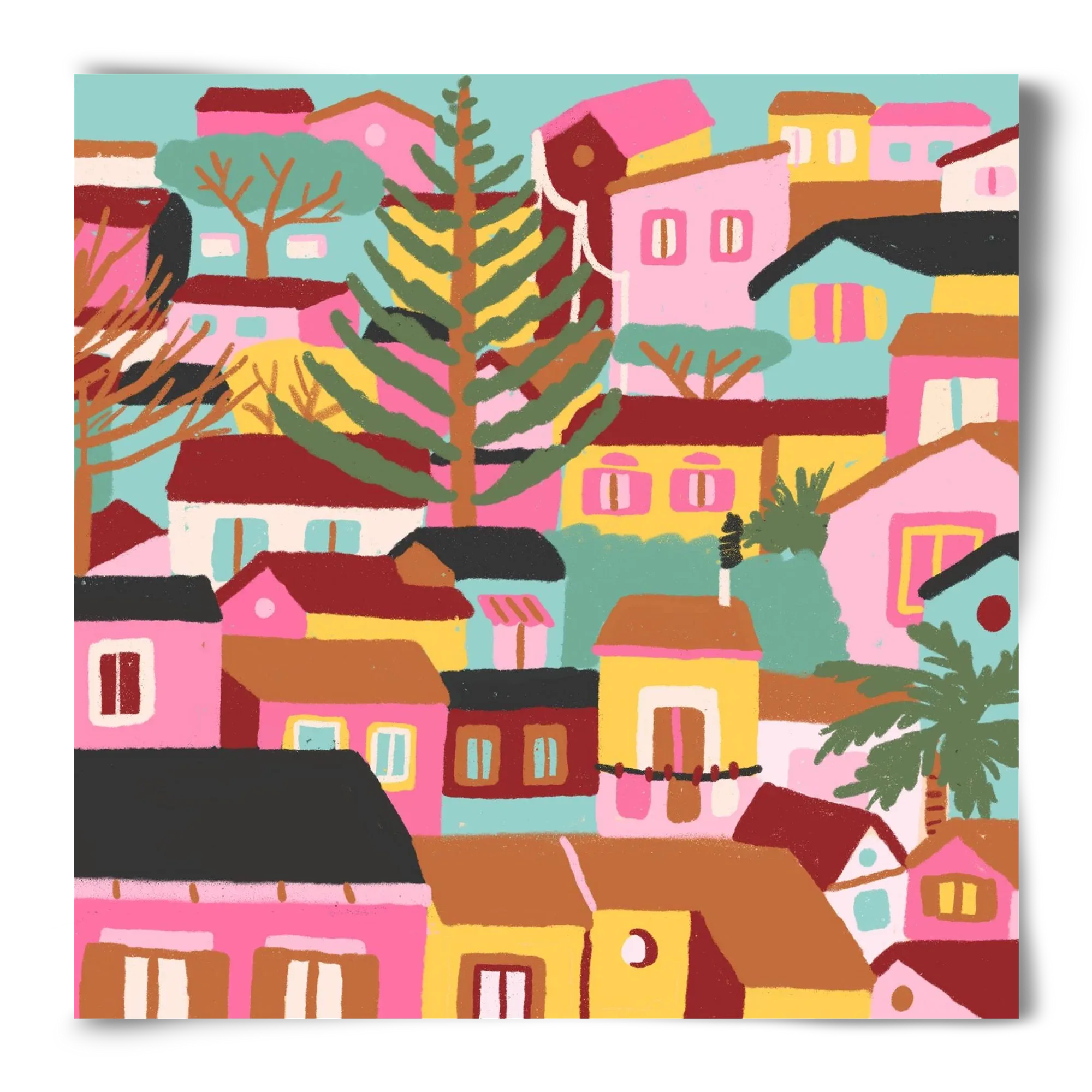 Modica város részlet - artbridge