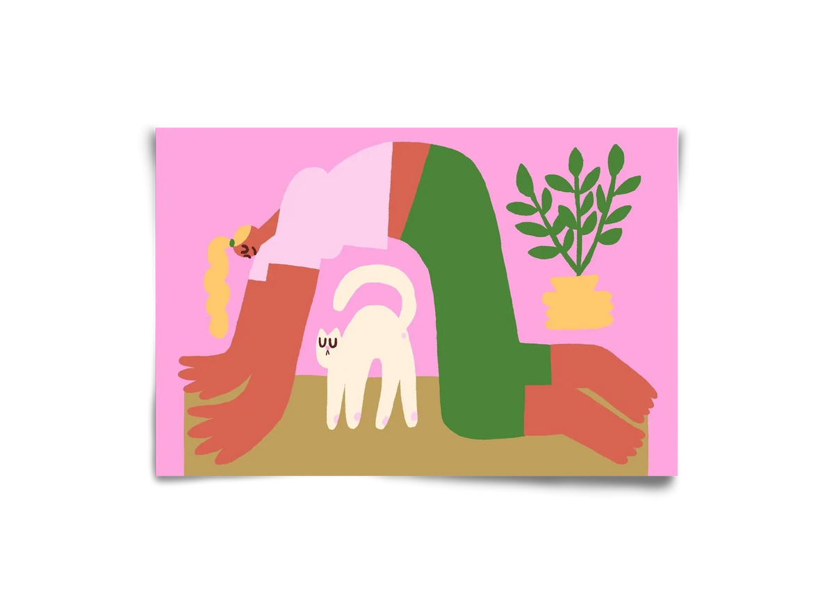 Yoga Cat - artbridge
