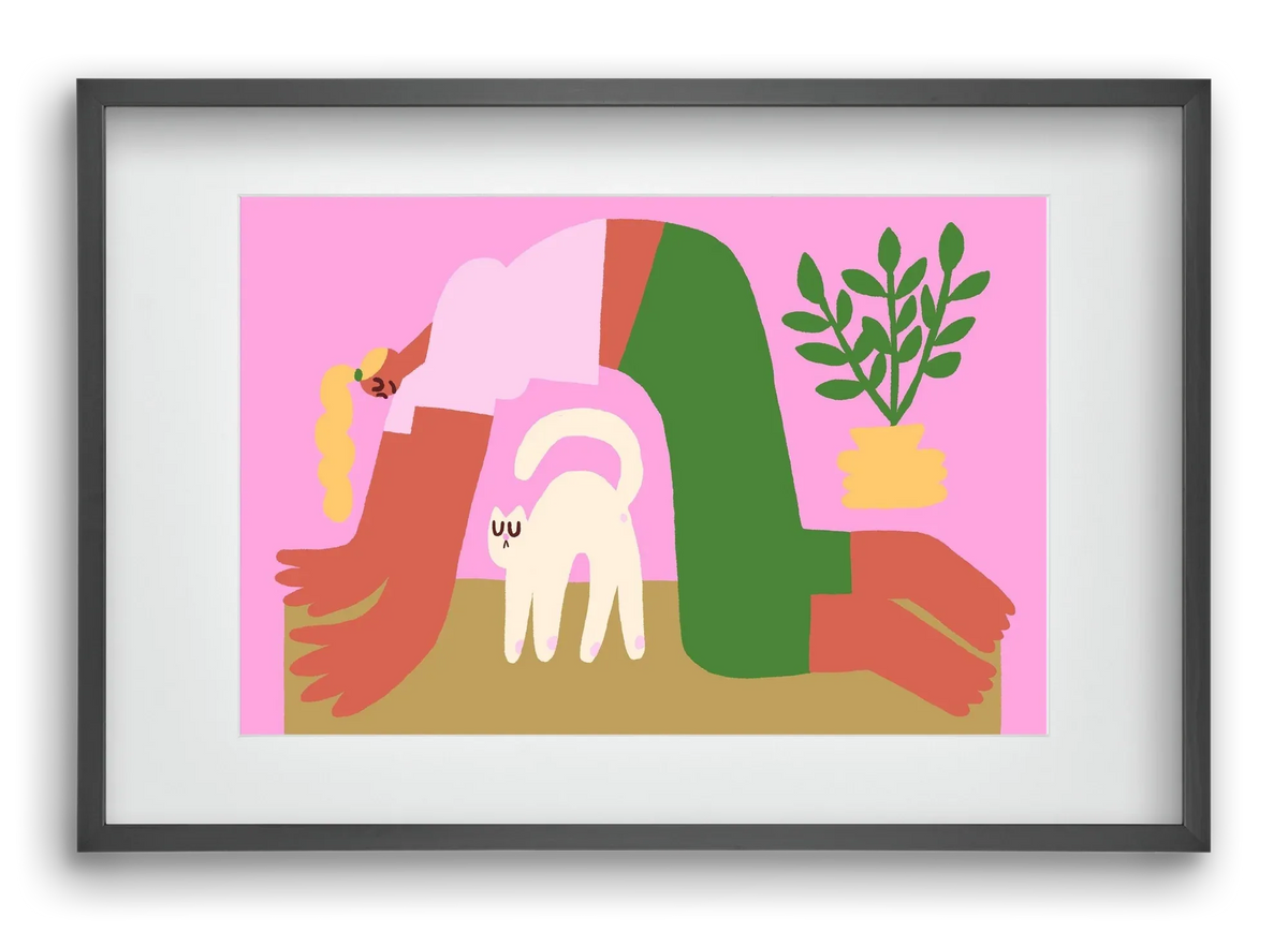 Yoga Cat - artbridge