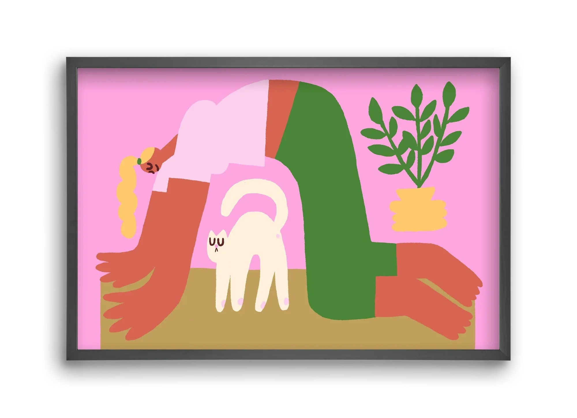 Yoga Cat - artbridge