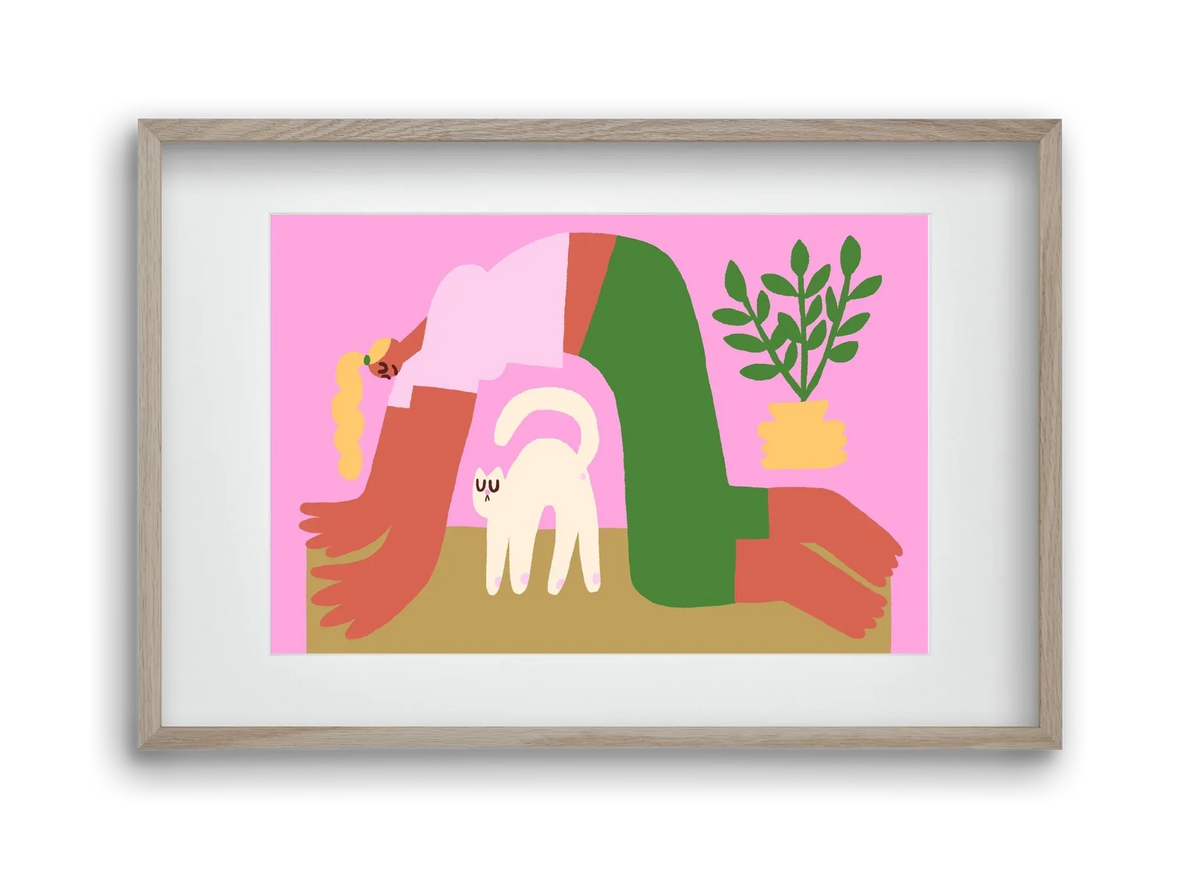 Yoga Cat - artbridge