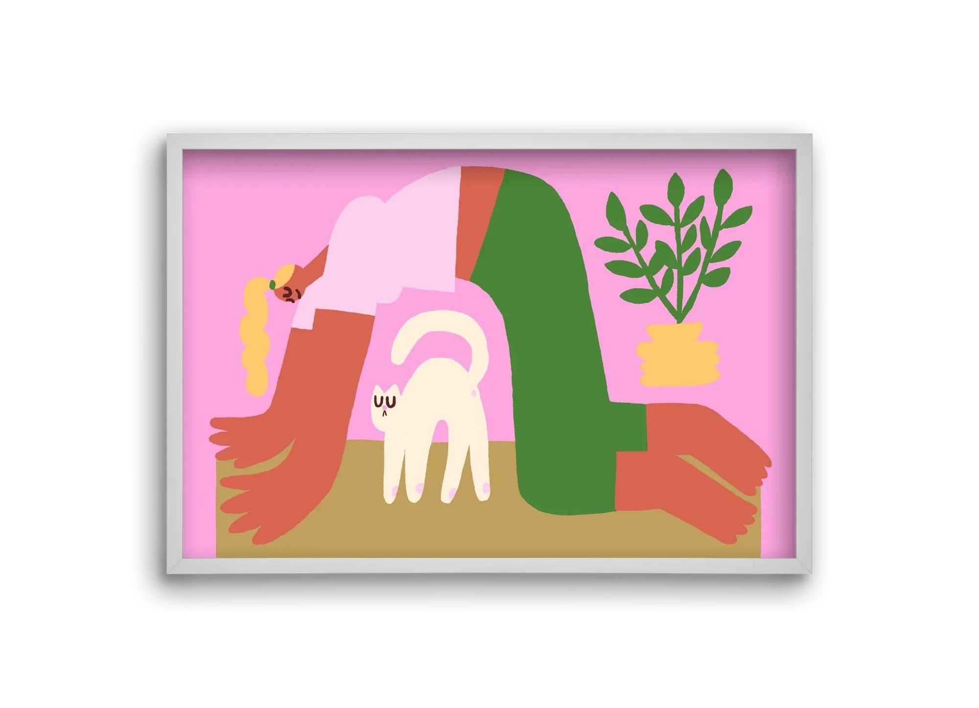 Yoga Cat - artbridge